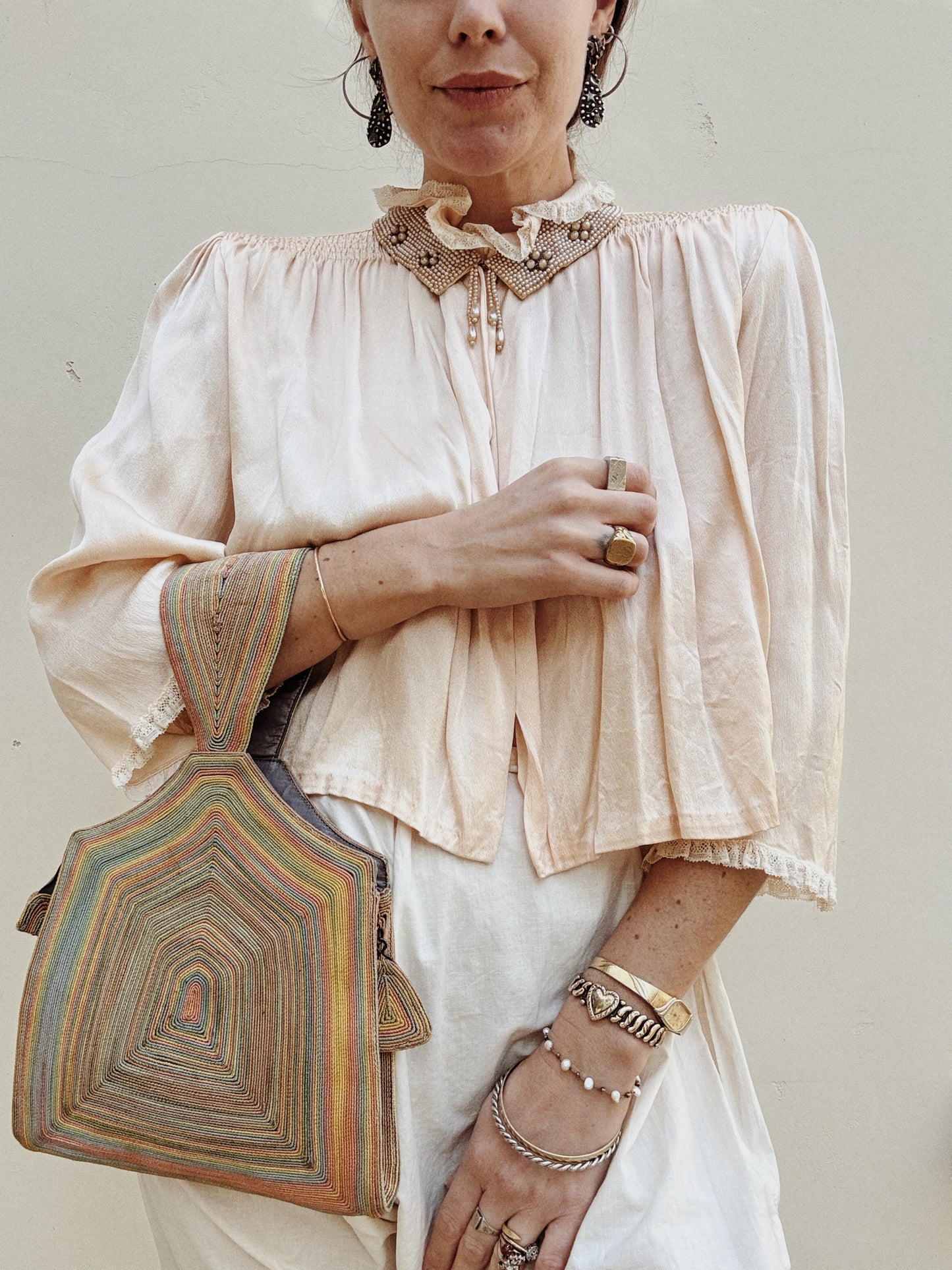 1950s Faux Pearl Detachable Collar
