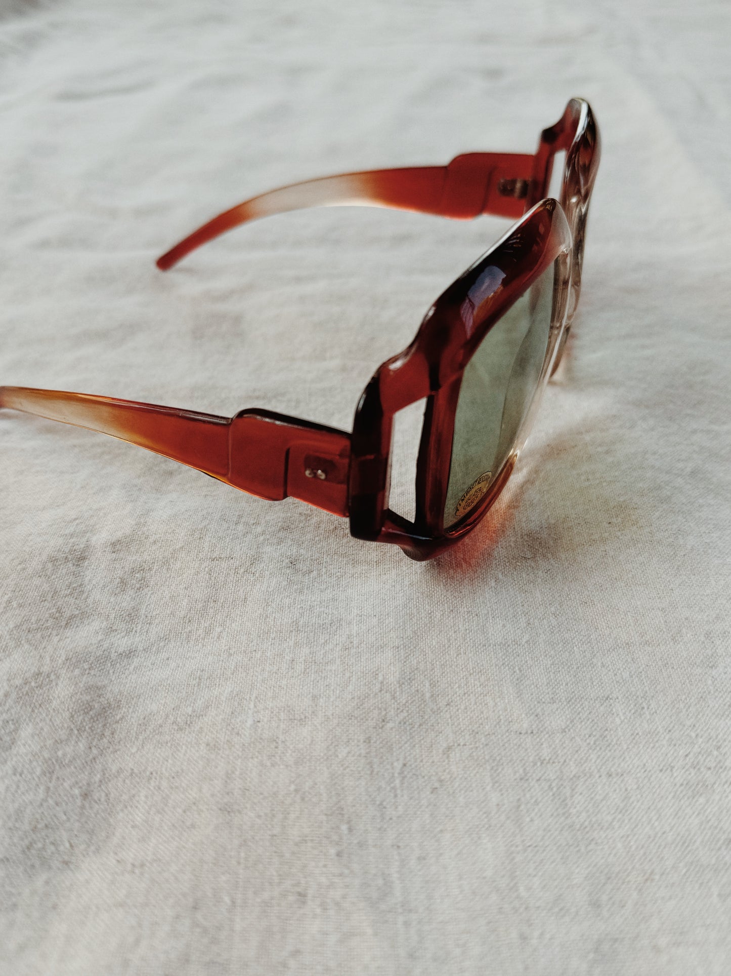 1970s Oversized Ombré Sunglasses