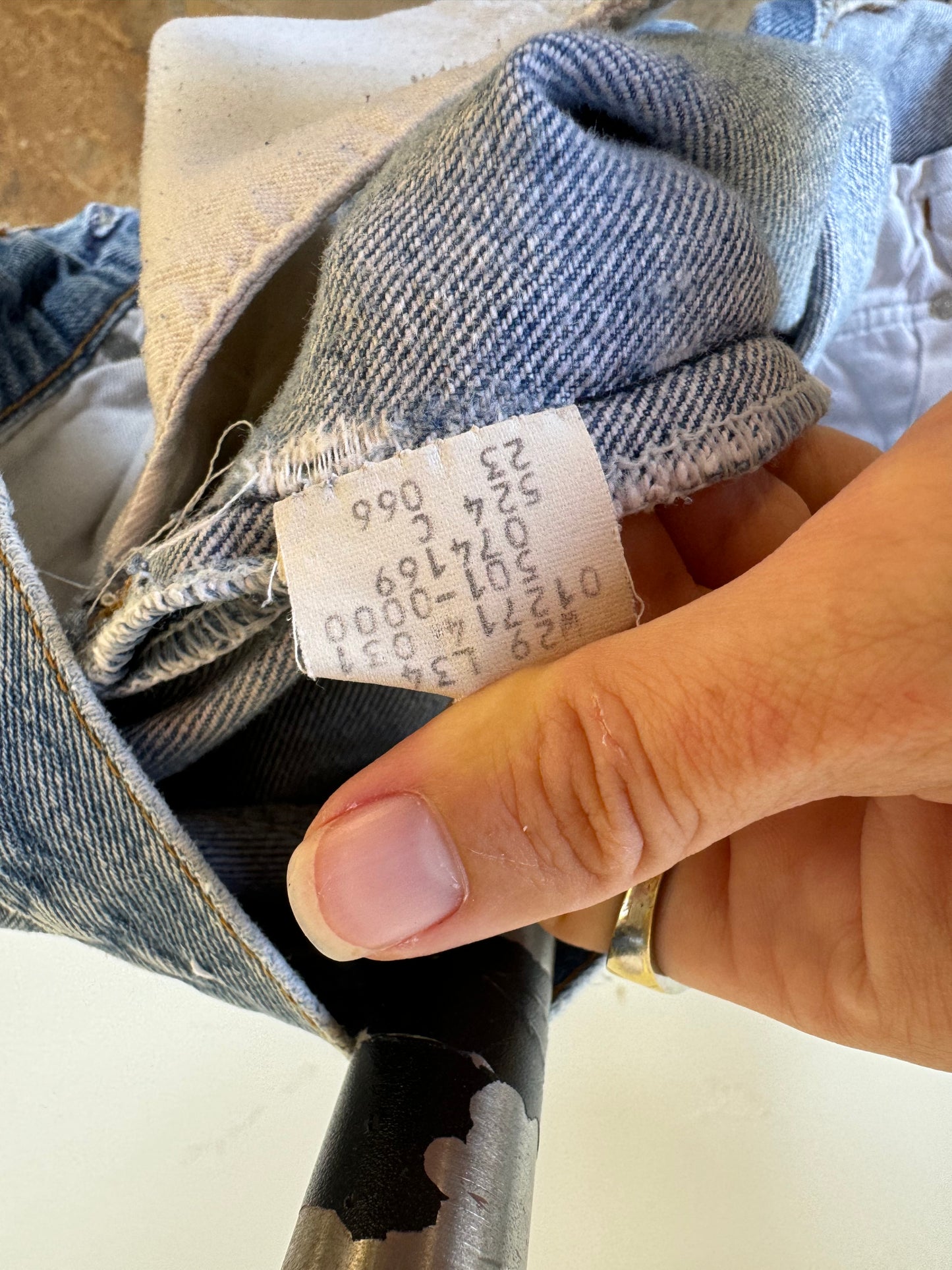 1974 Beaded Levi’s Medium Wash 501s- 28 x 29.5