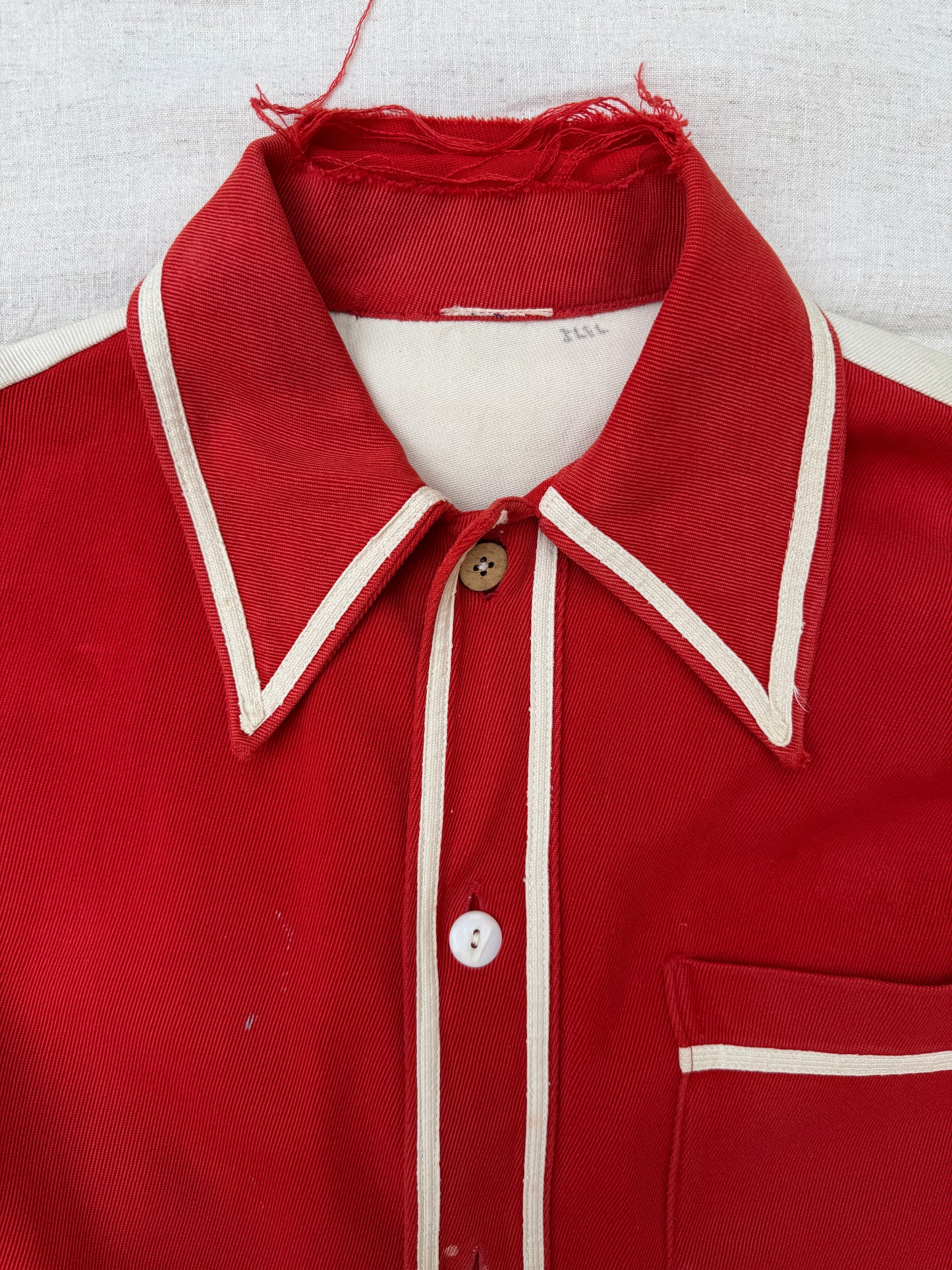 1940s Two Tone “Wolverettes” Chain Stitched Jacket- S/M
