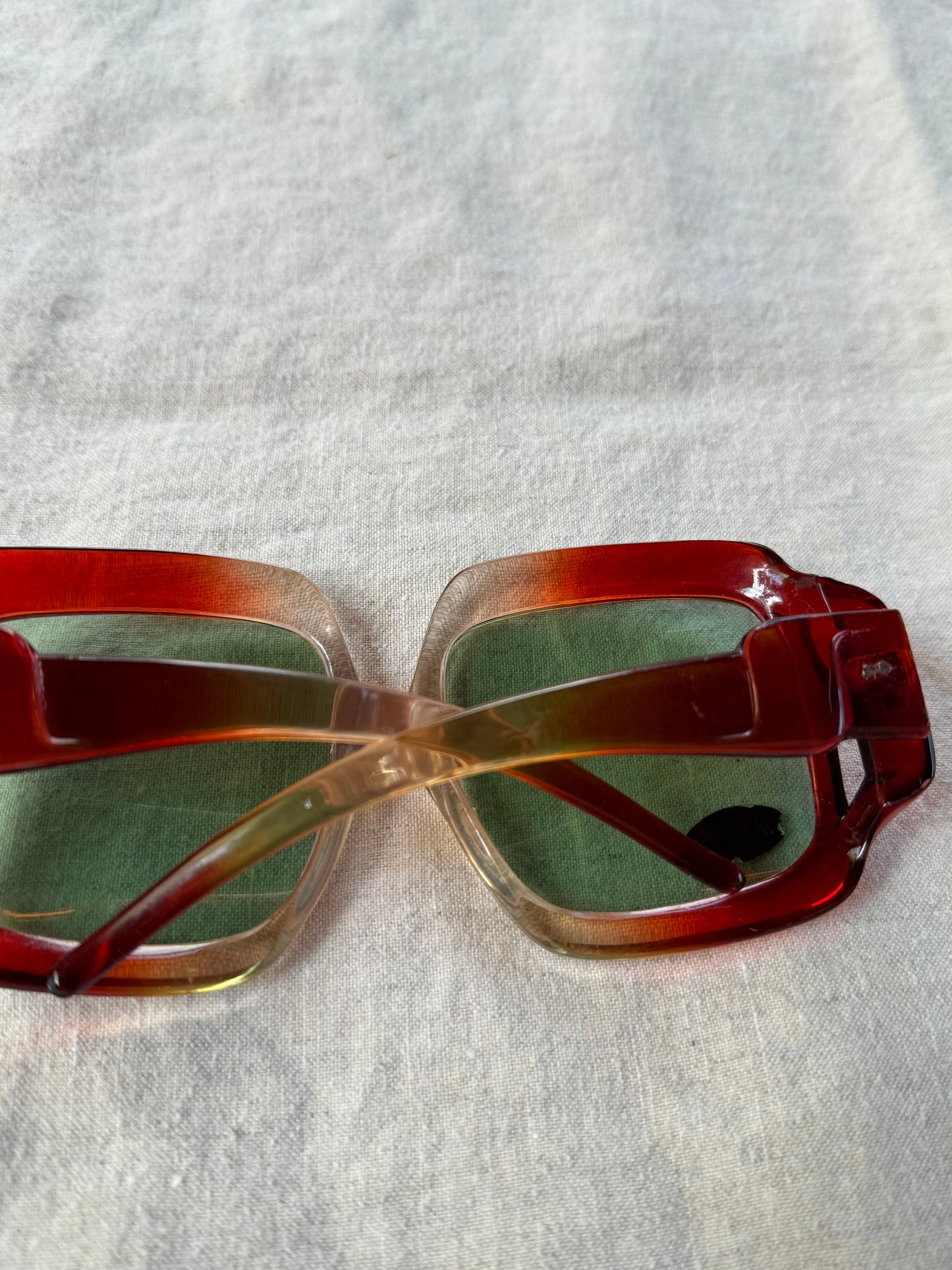 1970s Oversized Ombré Sunglasses