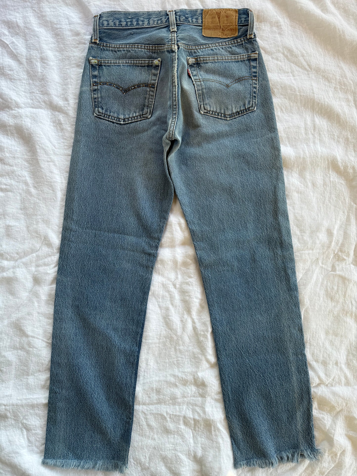 1974 Beaded Levi’s Medium Wash 501s- 28 x 29.5