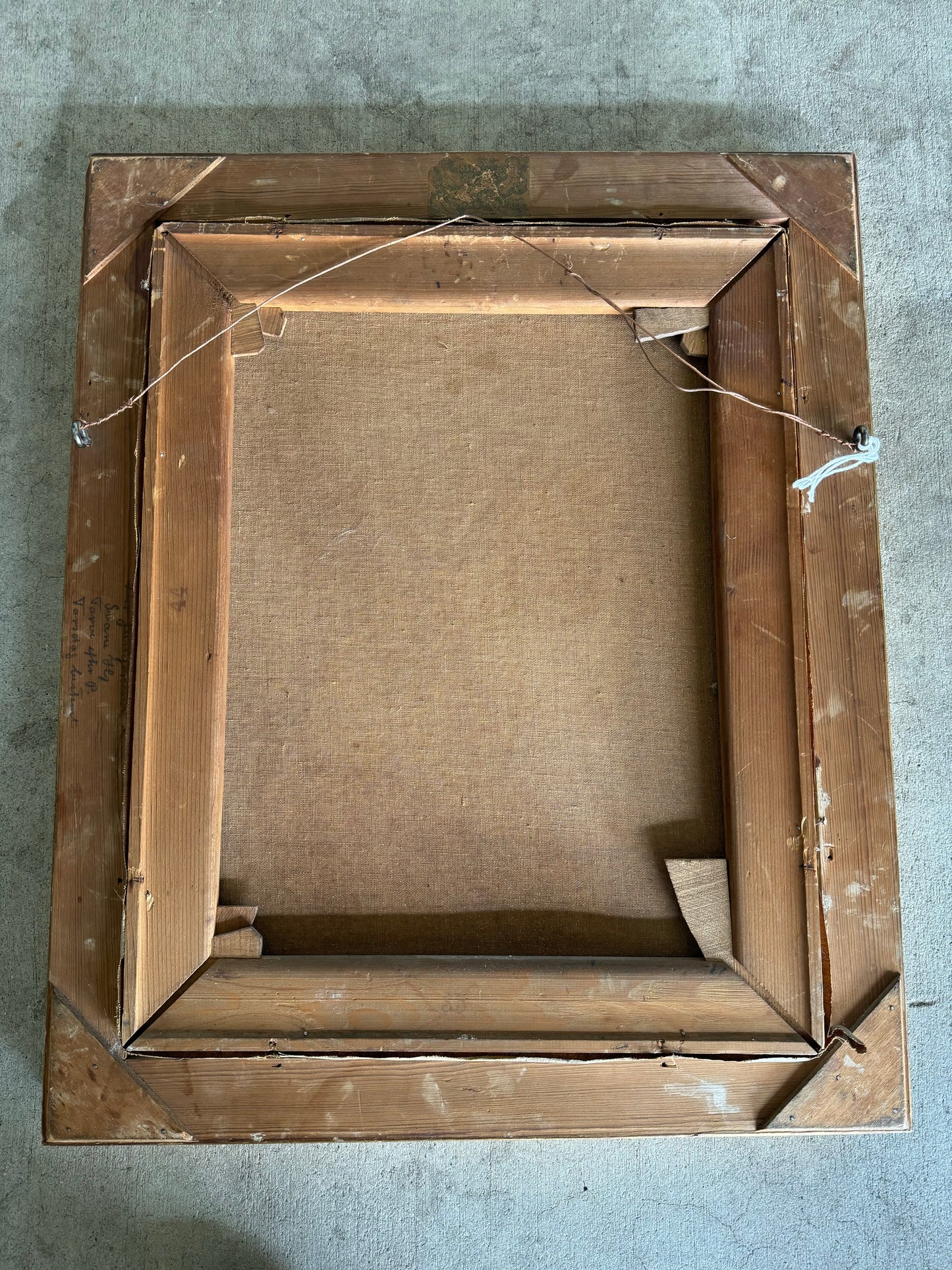 Antique Portrait of a Woman Dated 1915- 17 x 21”