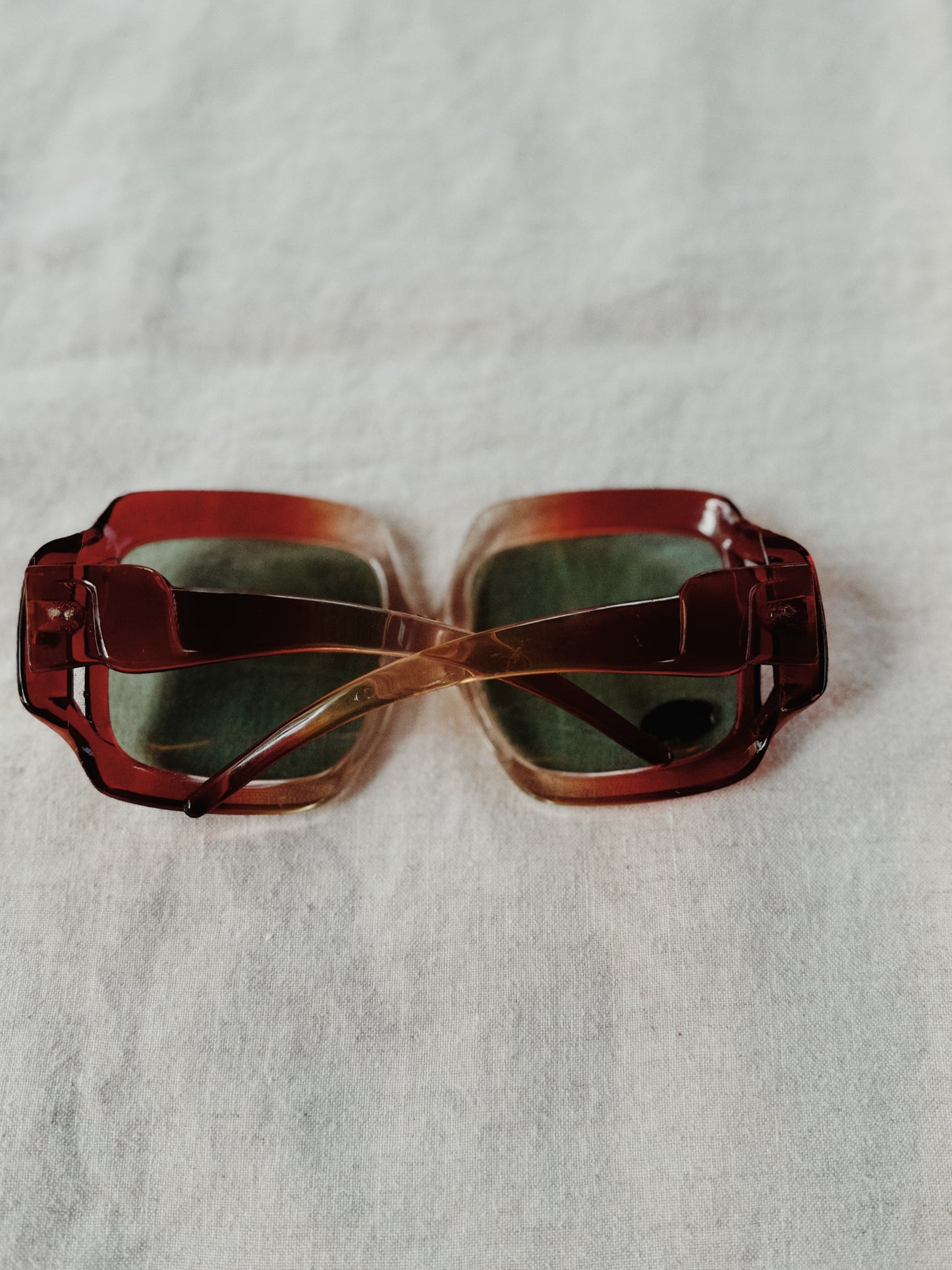 1970s Oversized Ombré Sunglasses