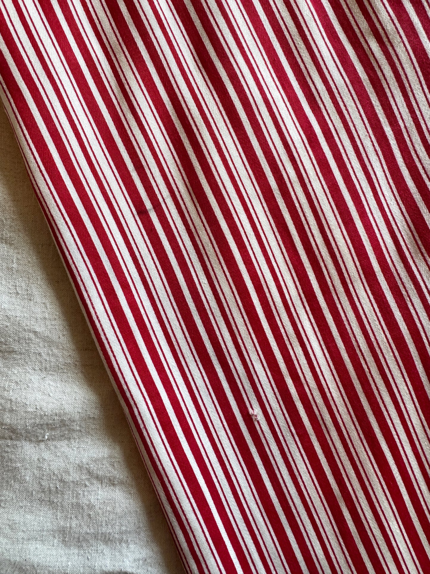 1950s Levi’s Shorthorn Candy Cane Stripe Side Zips- 27”