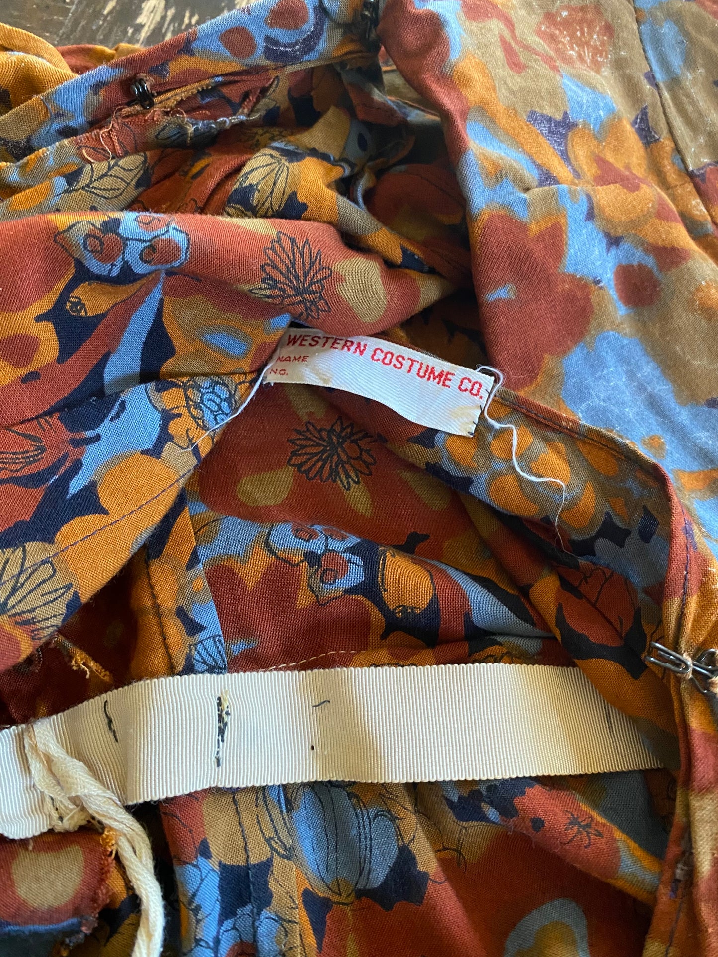 1950s Sarong Rayon Play Suit Set- XS/S