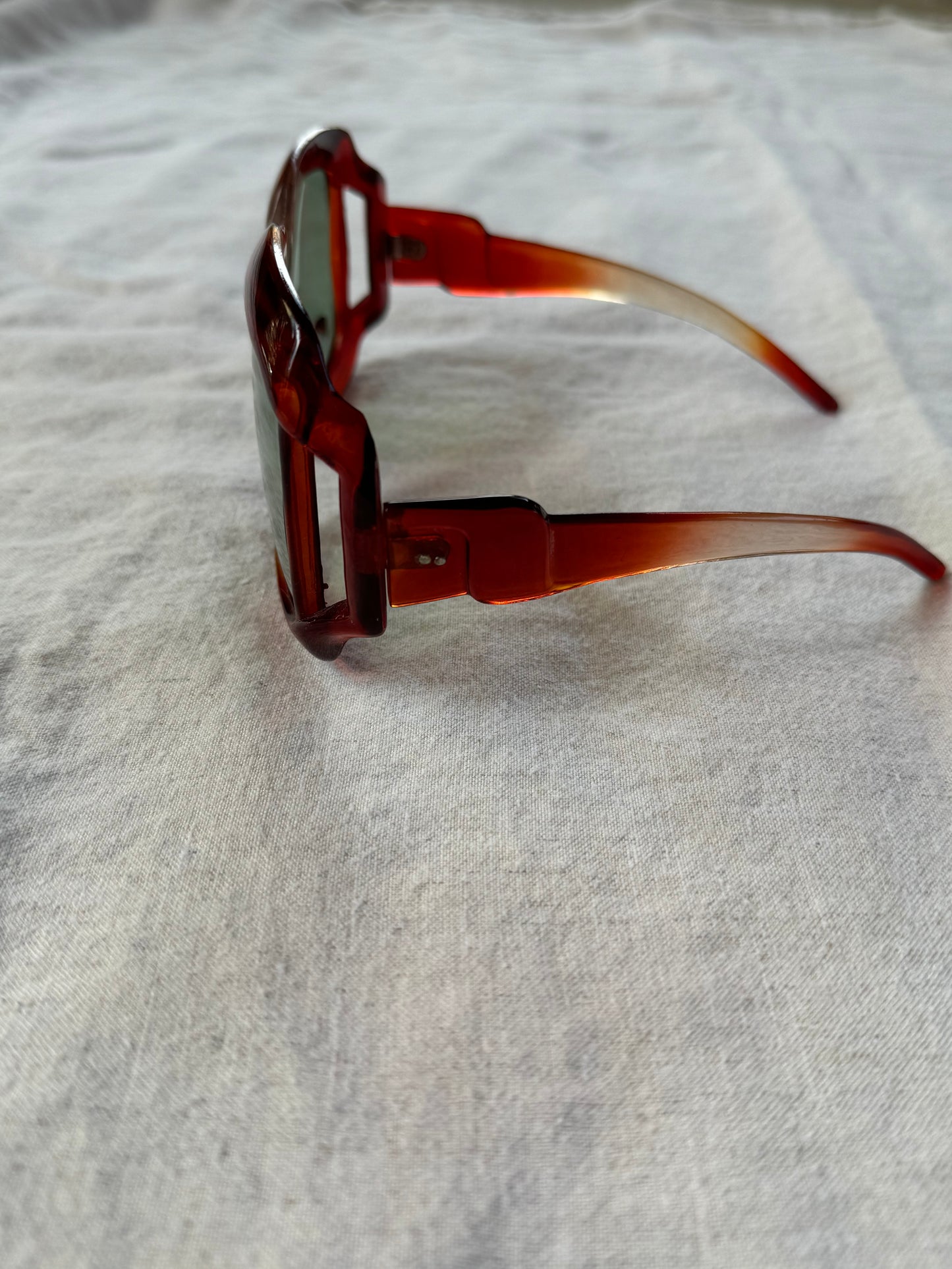 1970s Oversized Ombré Sunglasses