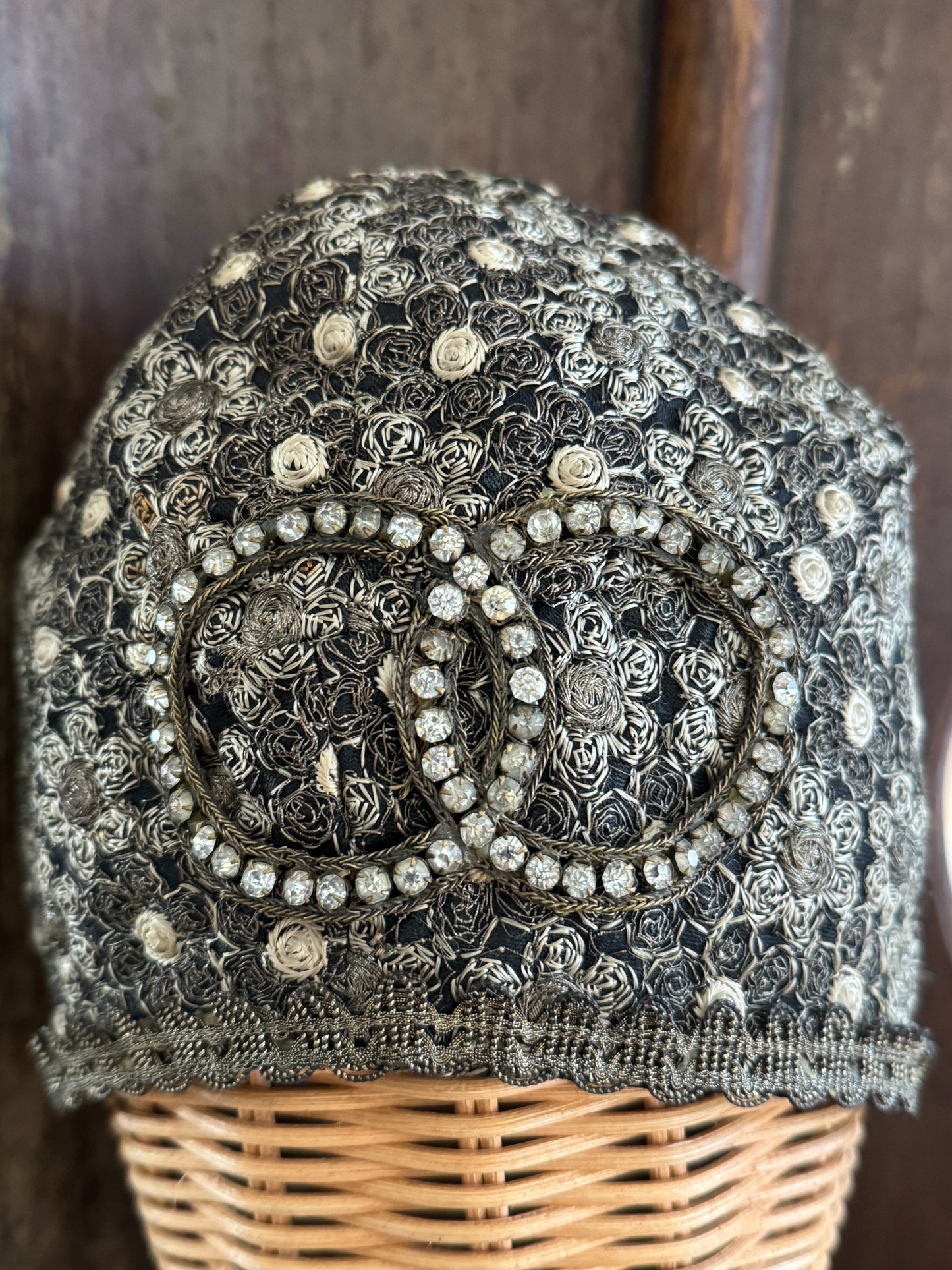 1920s Lamé Rhinestone Turban