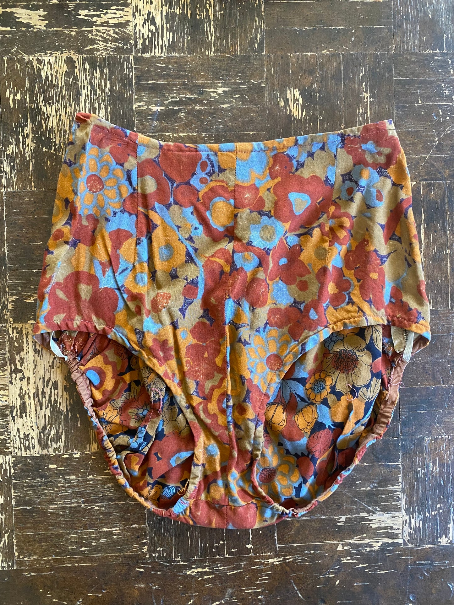 1950s Sarong Rayon Play Suit Set- XS/S