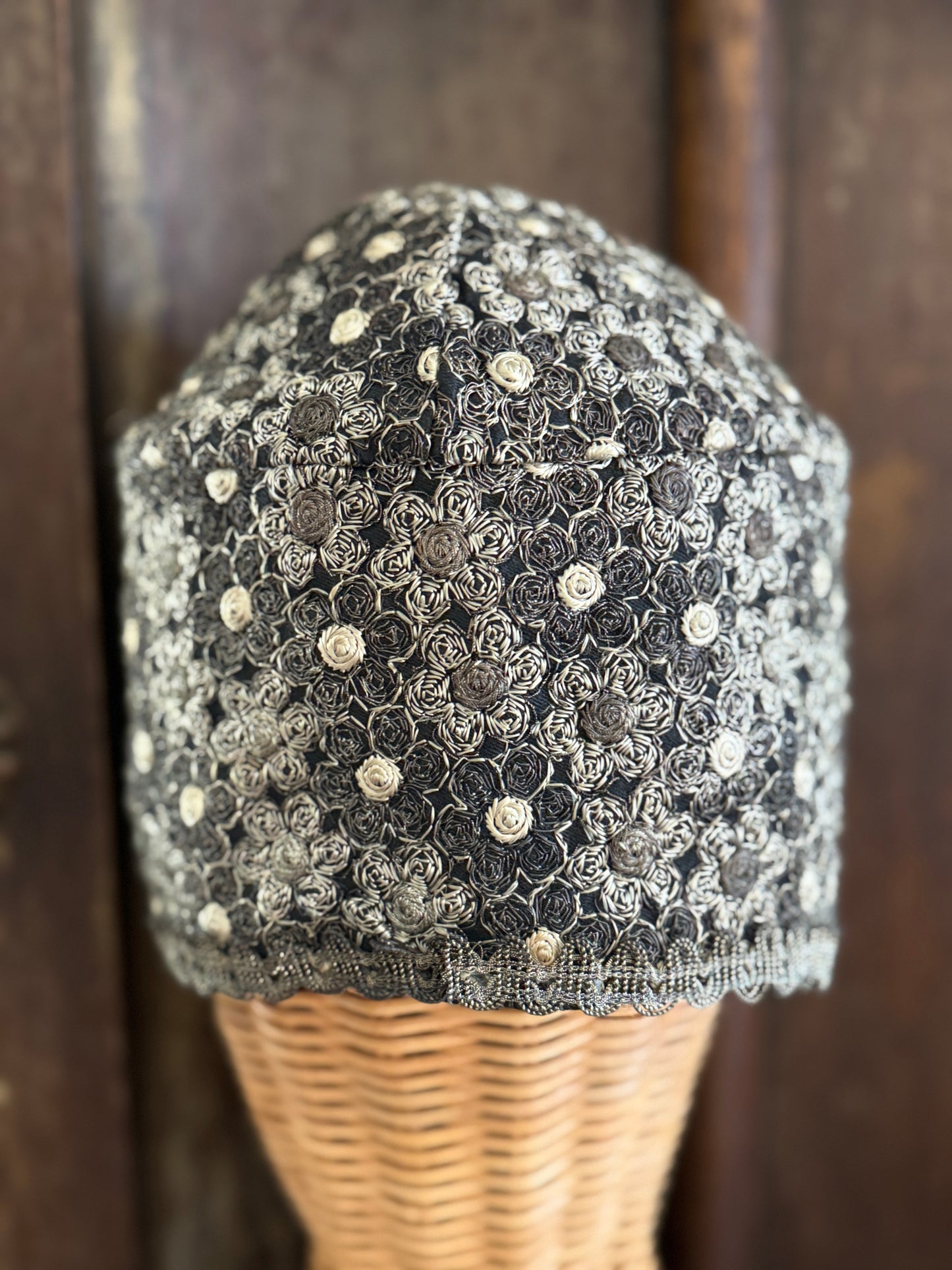 1920s Lamé Rhinestone Turban