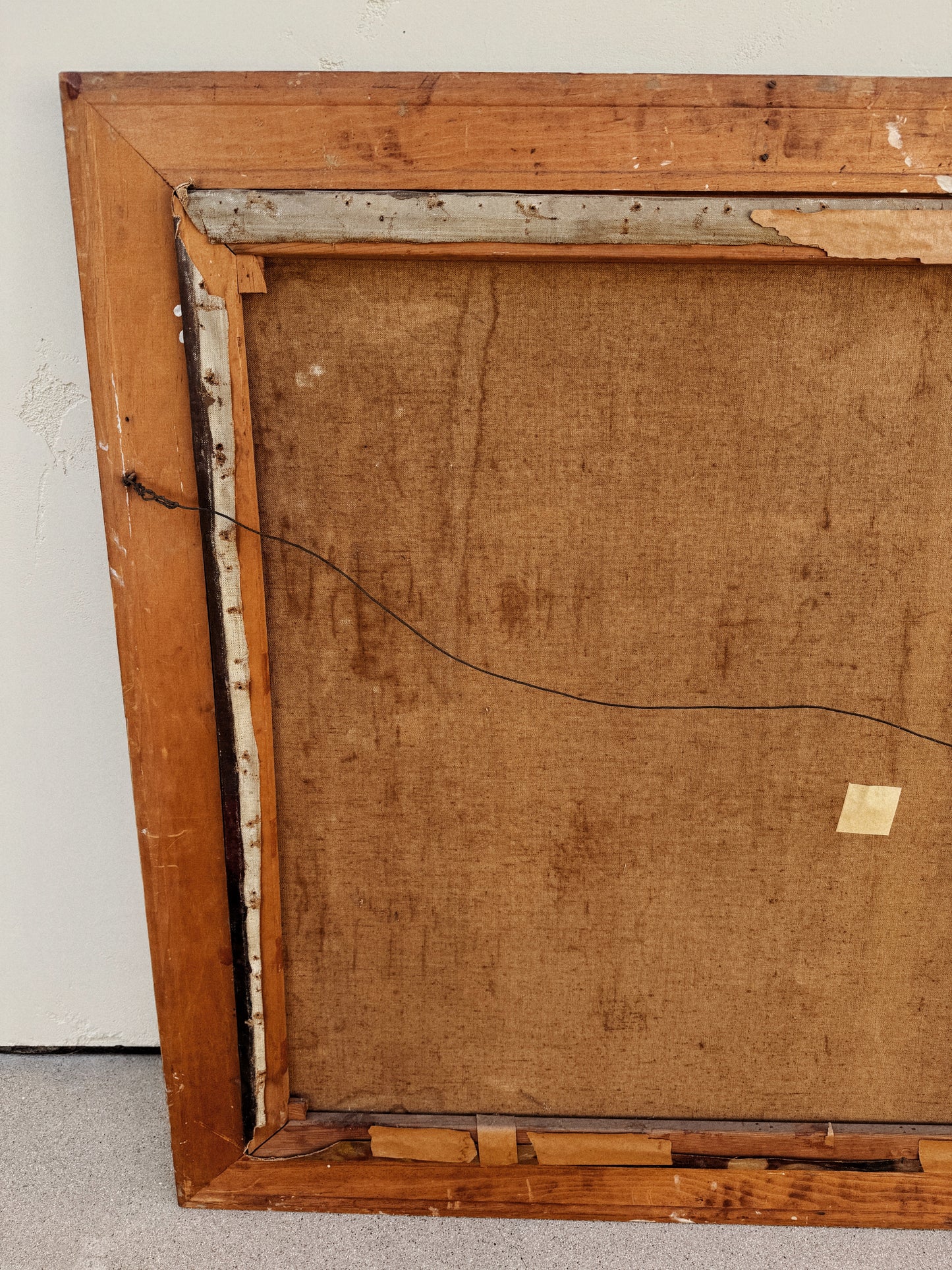 1920s Antique Overtly Large Portrait of a Family- 42 X 56”