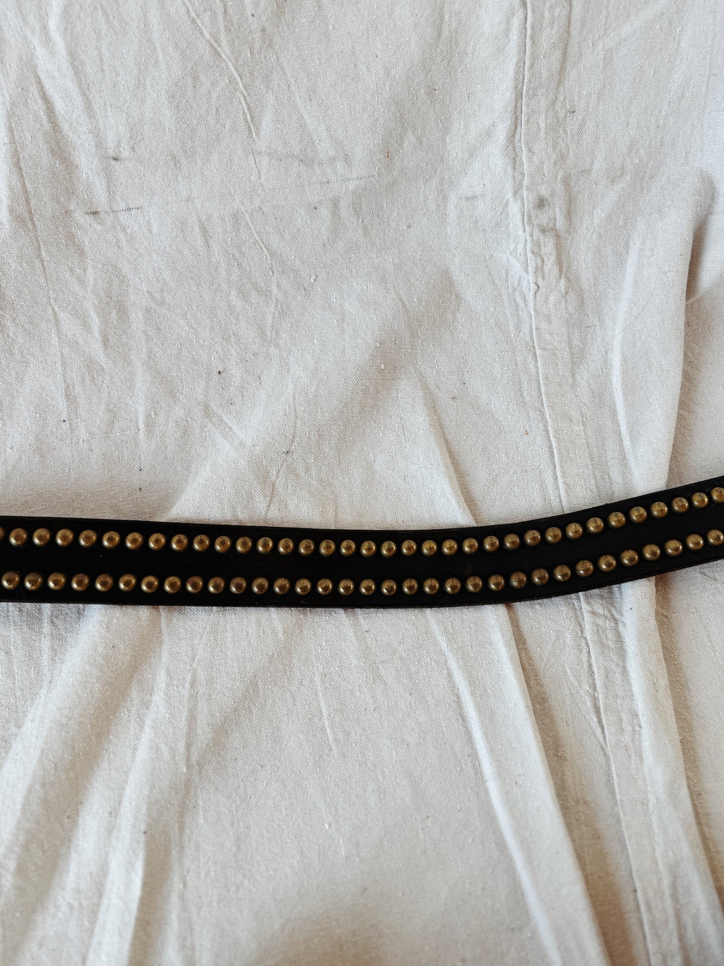 1950s/60s Studded Leather Moto Belt