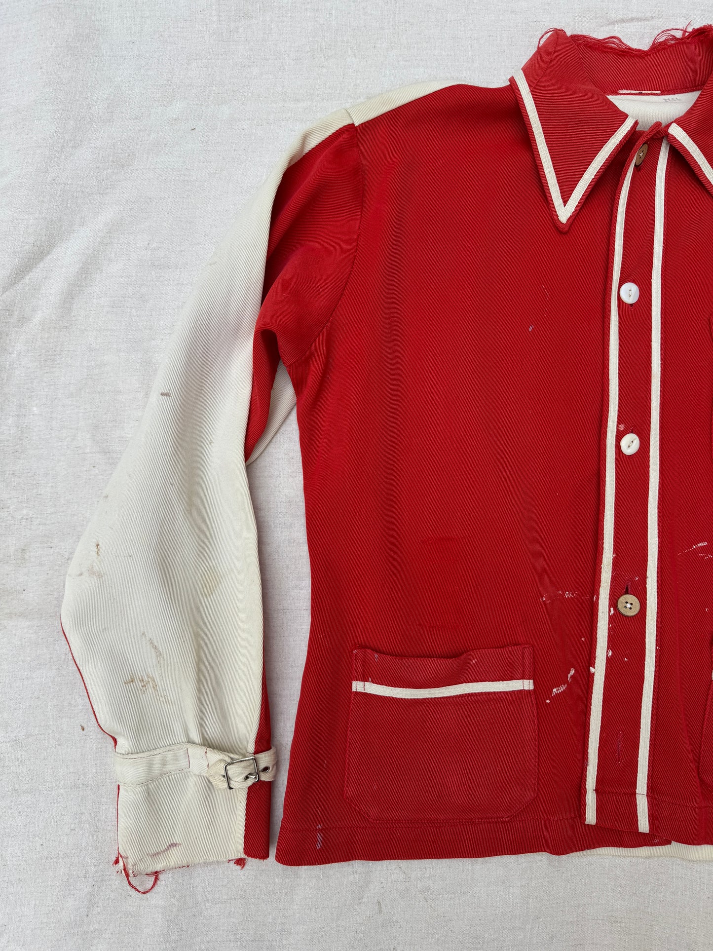 1940s Two Tone “Wolverettes” Chain Stitched Jacket- S/M