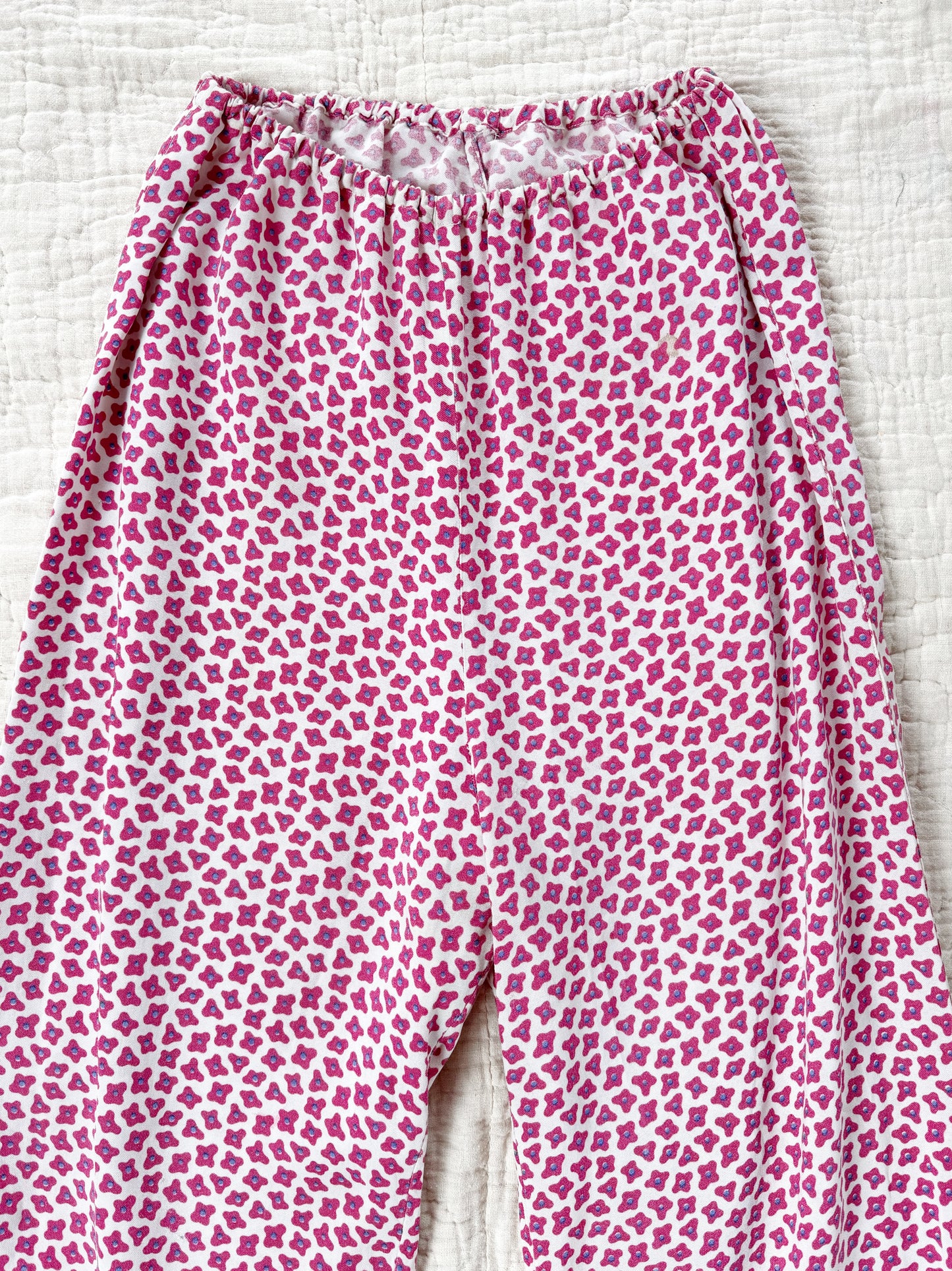 1920s French Ditsy Floral Beach Pajamas- S/M
