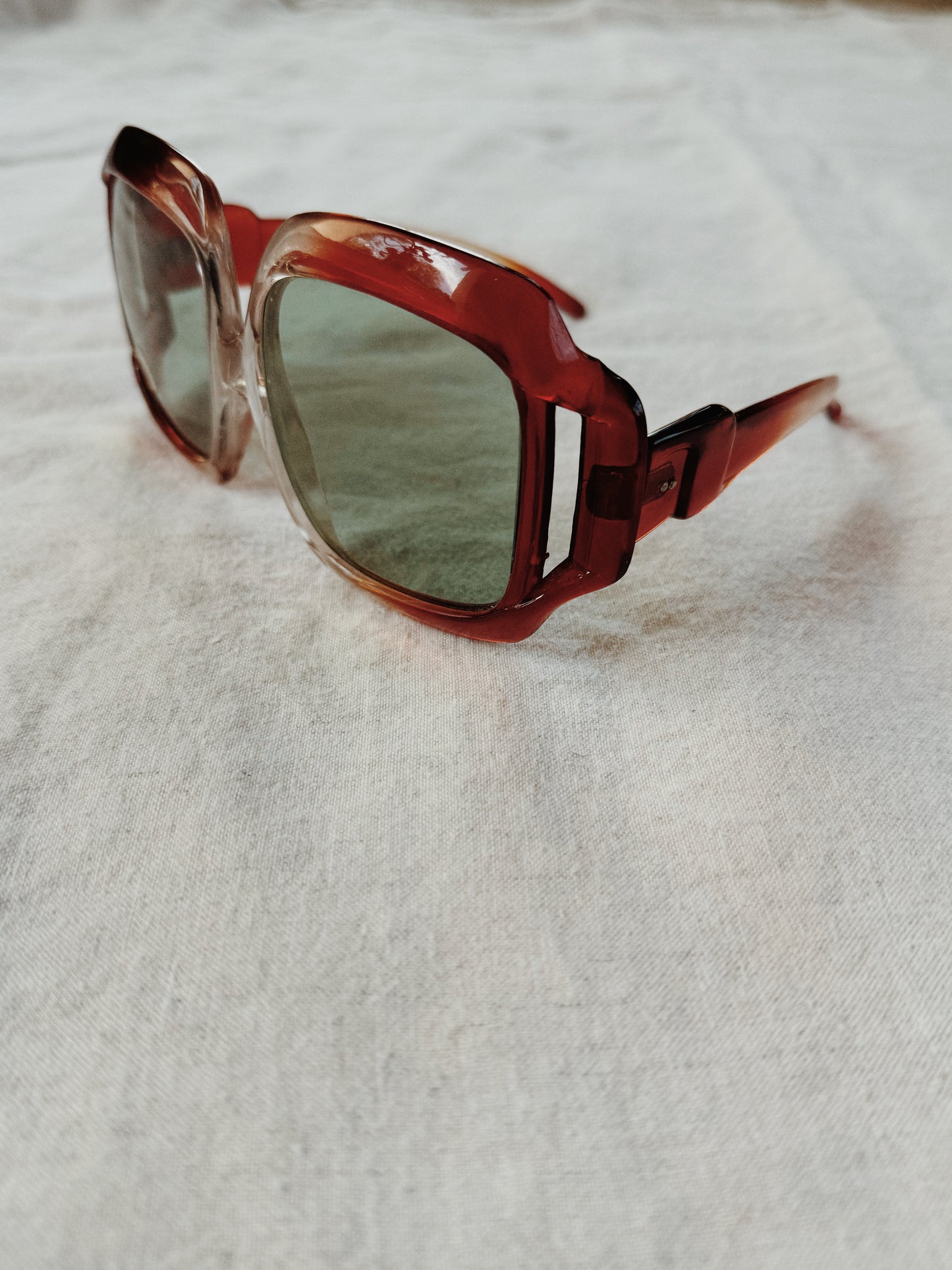 1970s Oversized Ombré Sunglasses