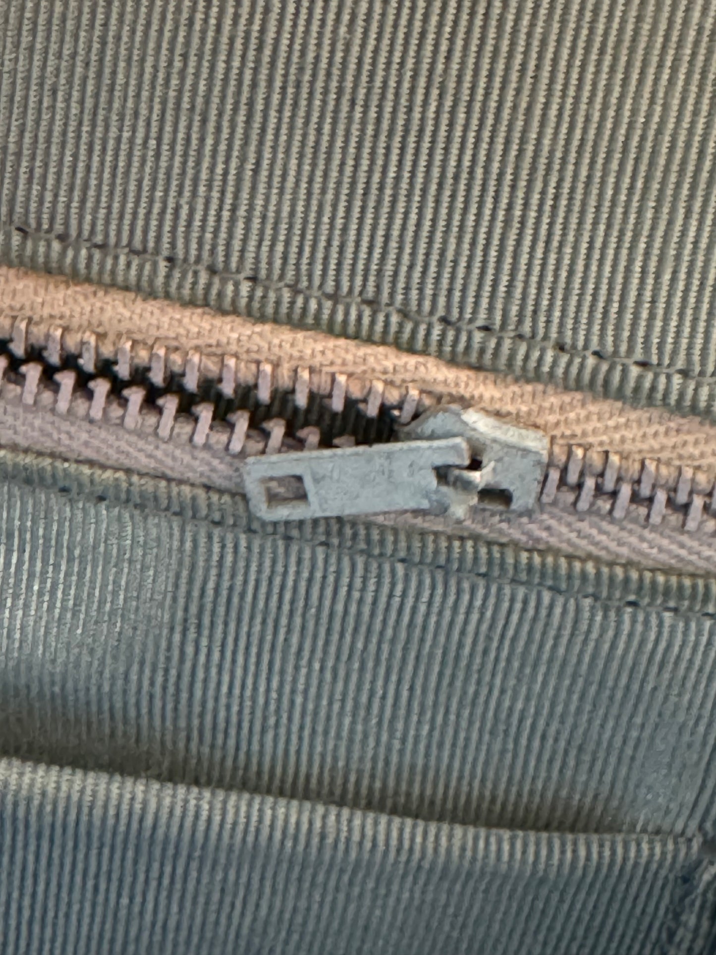 1960s Creme + Blue Green Large Needlepoint Handbag