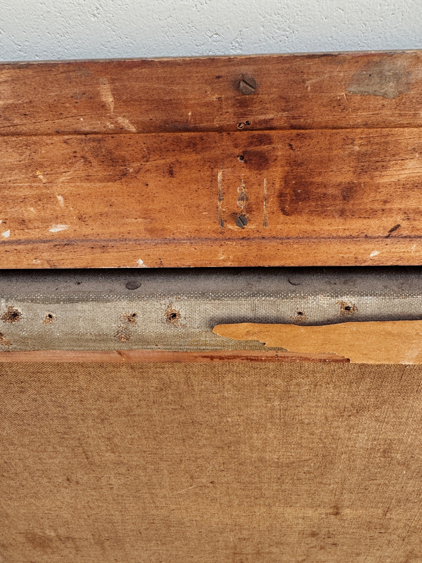 1920s Antique Overtly Large Portrait of a Family- 42 X 56”