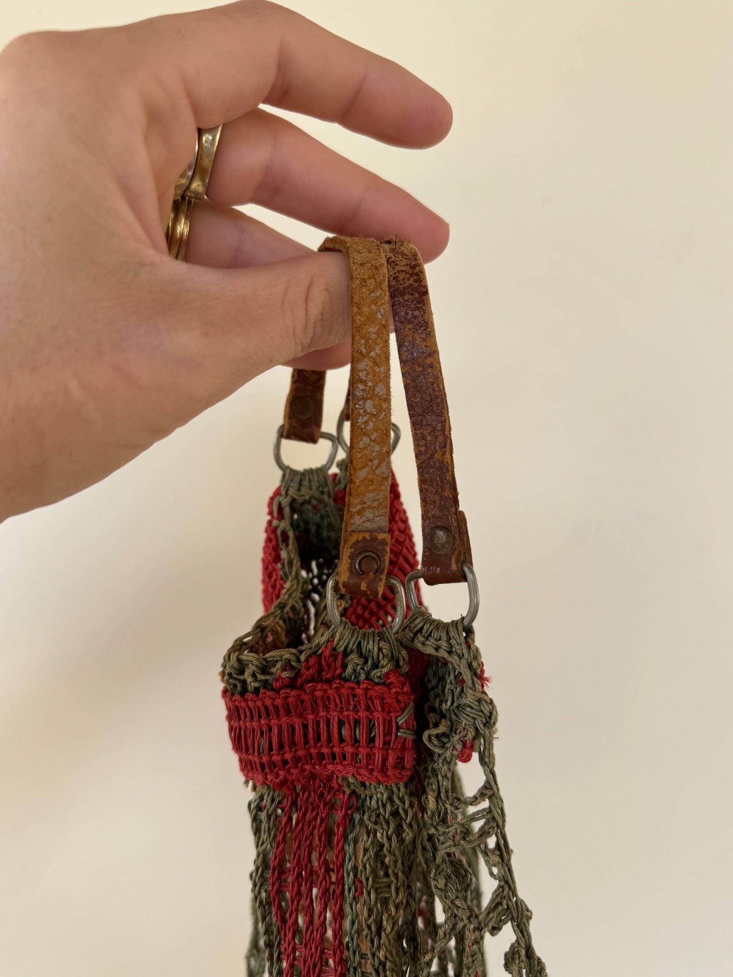1920s Fishnet Sac Bag