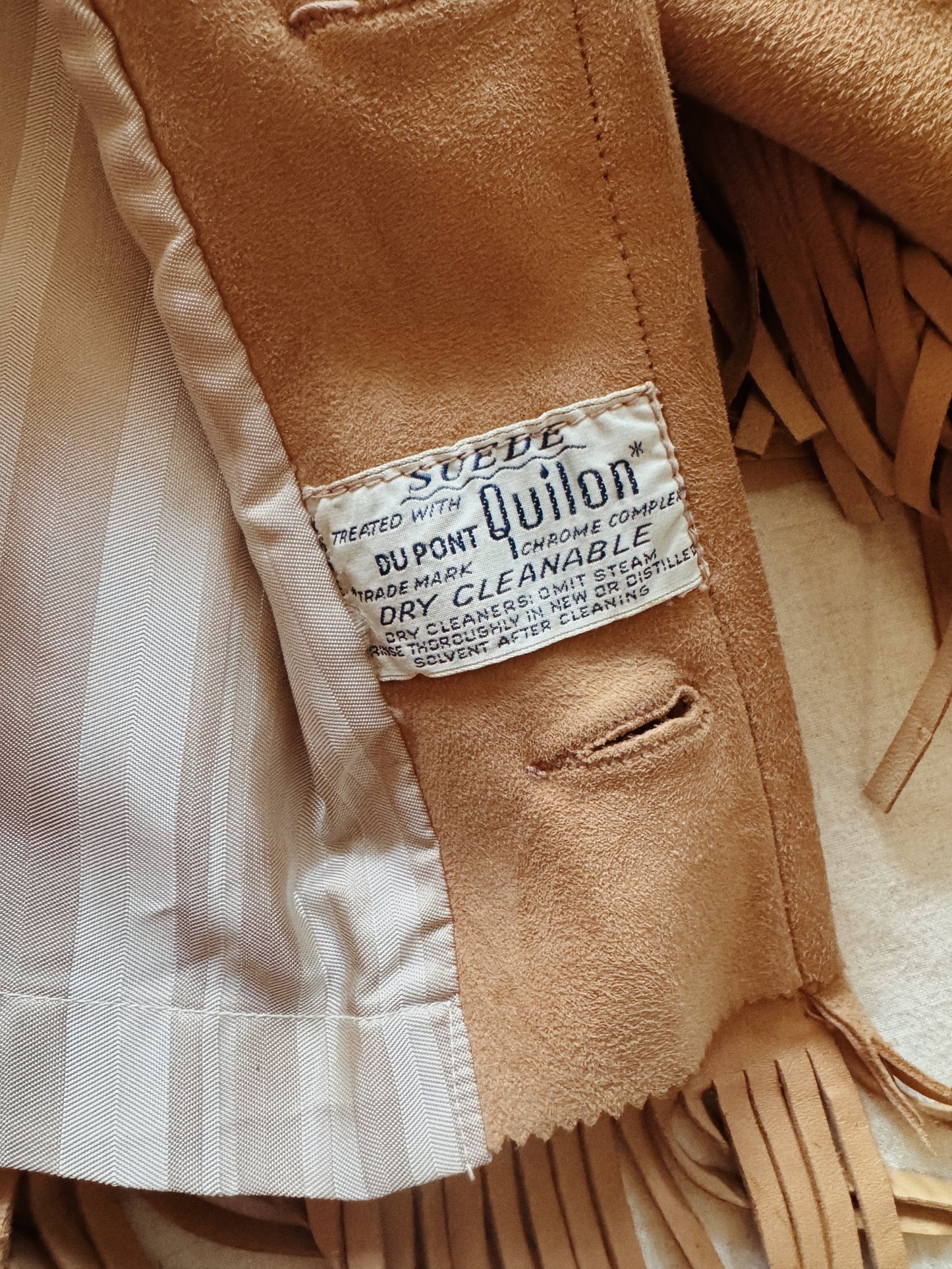1950s Cowhide + Butter Suede Fringe Cowboy Jacket- S
