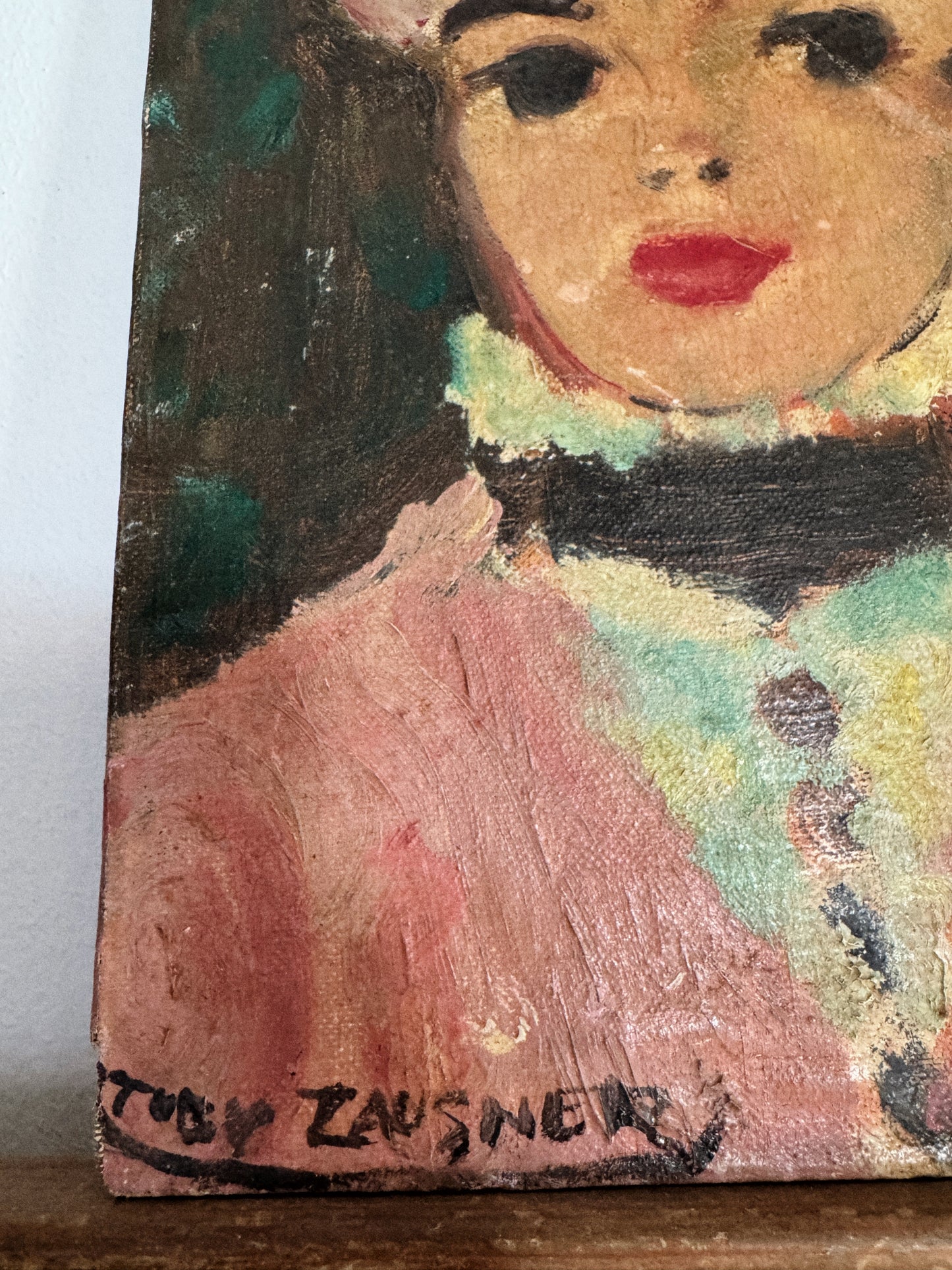 1950s Amateur Petite Portrait of a Young Woman- 8 x 10”