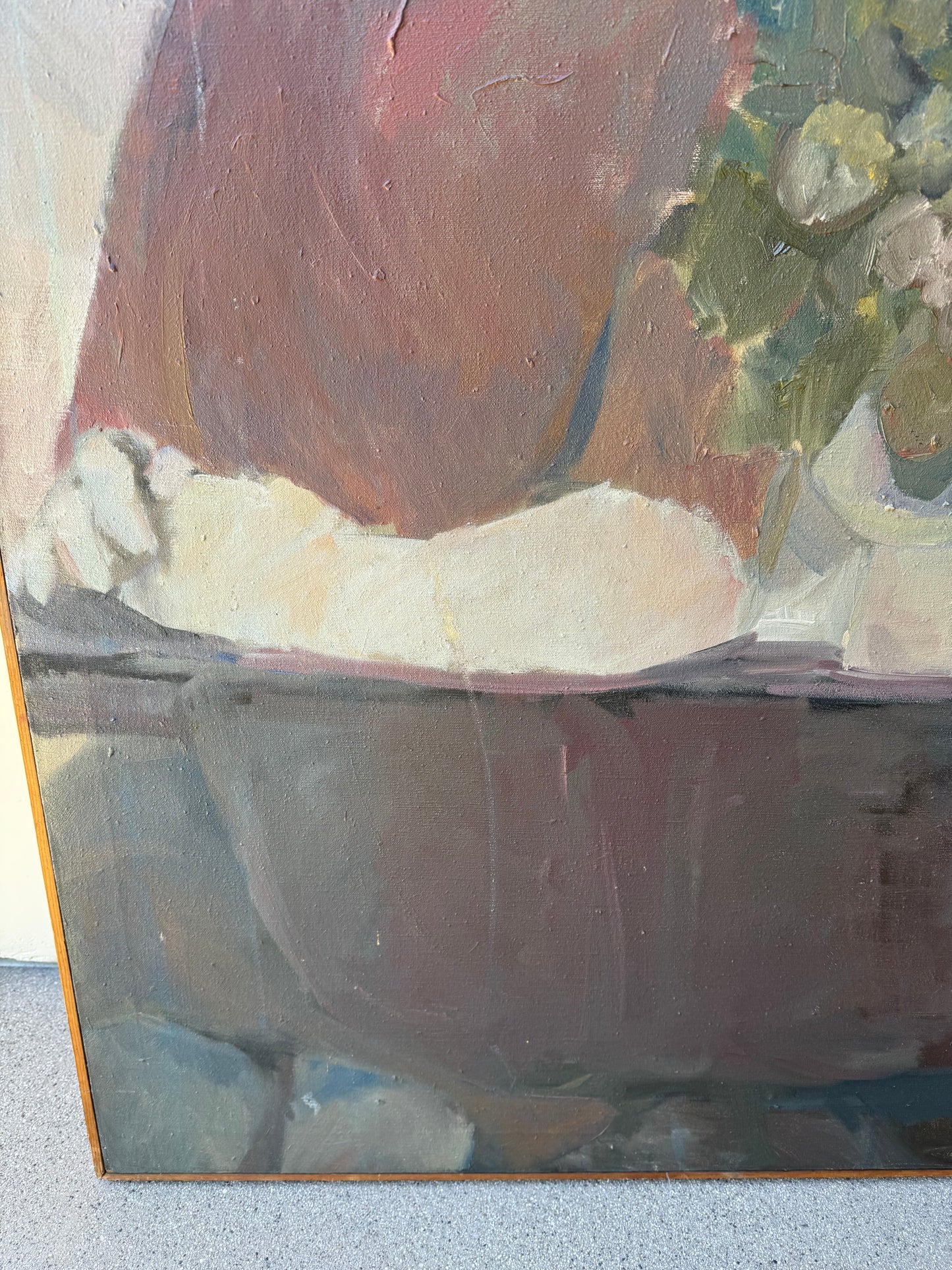 1950s Mid Century Large Scale Painting from Artist Collection SIGNED- 3.5 x 5’