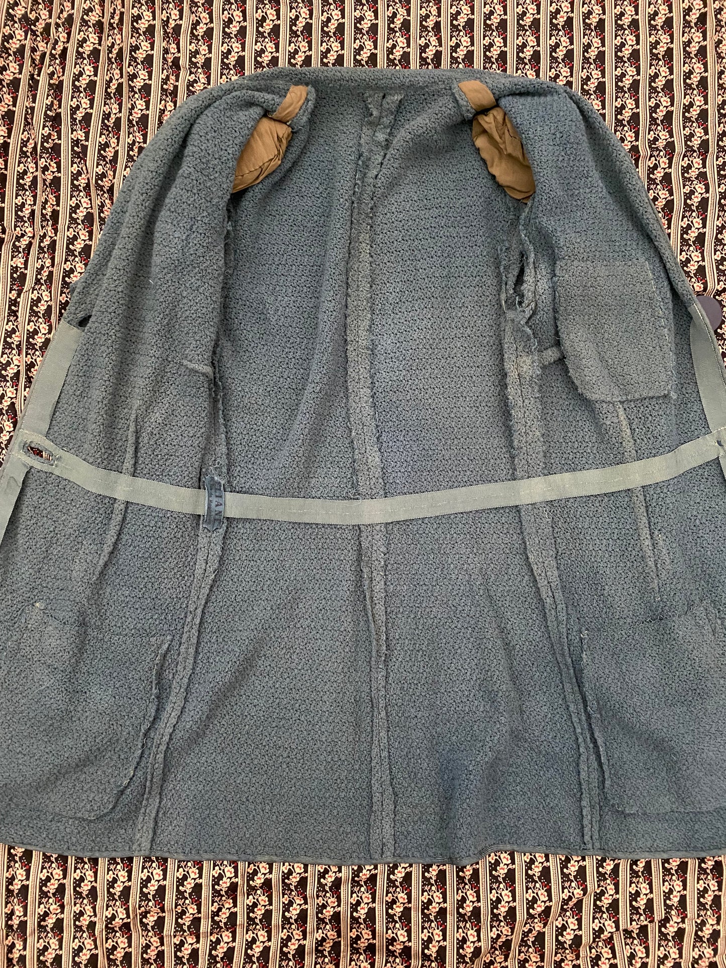 1930s Rare French Eliane Knit Blazer Jacket- XS/S