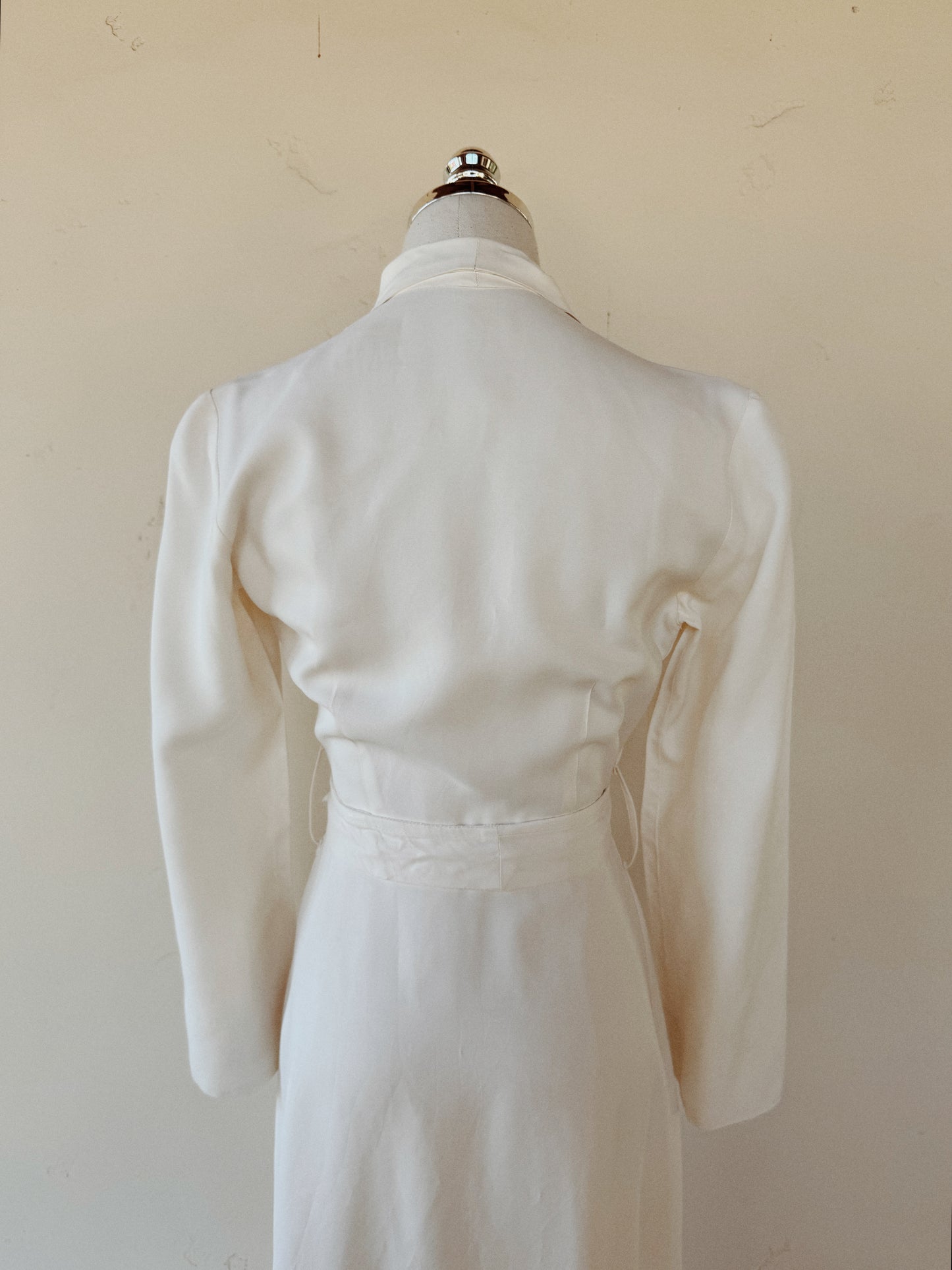 1940s Hawaiian Hibiscus Airbrush Dressing Gown- S/M