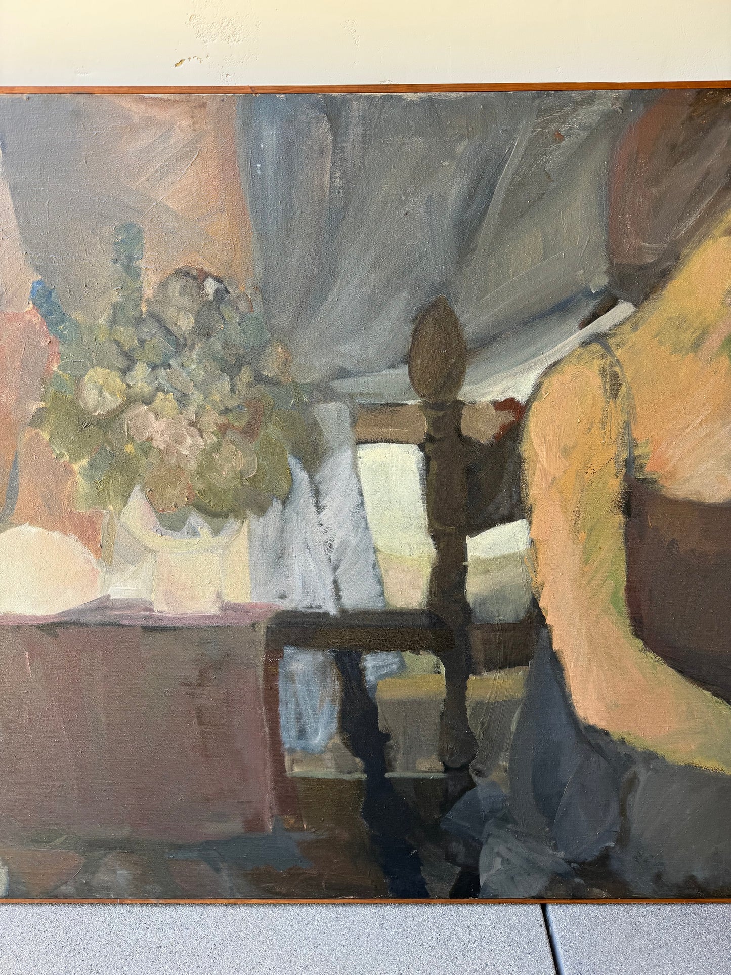 1950s Mid Century Large Scale Painting from Artist Collection SIGNED- 3.5 x 5’