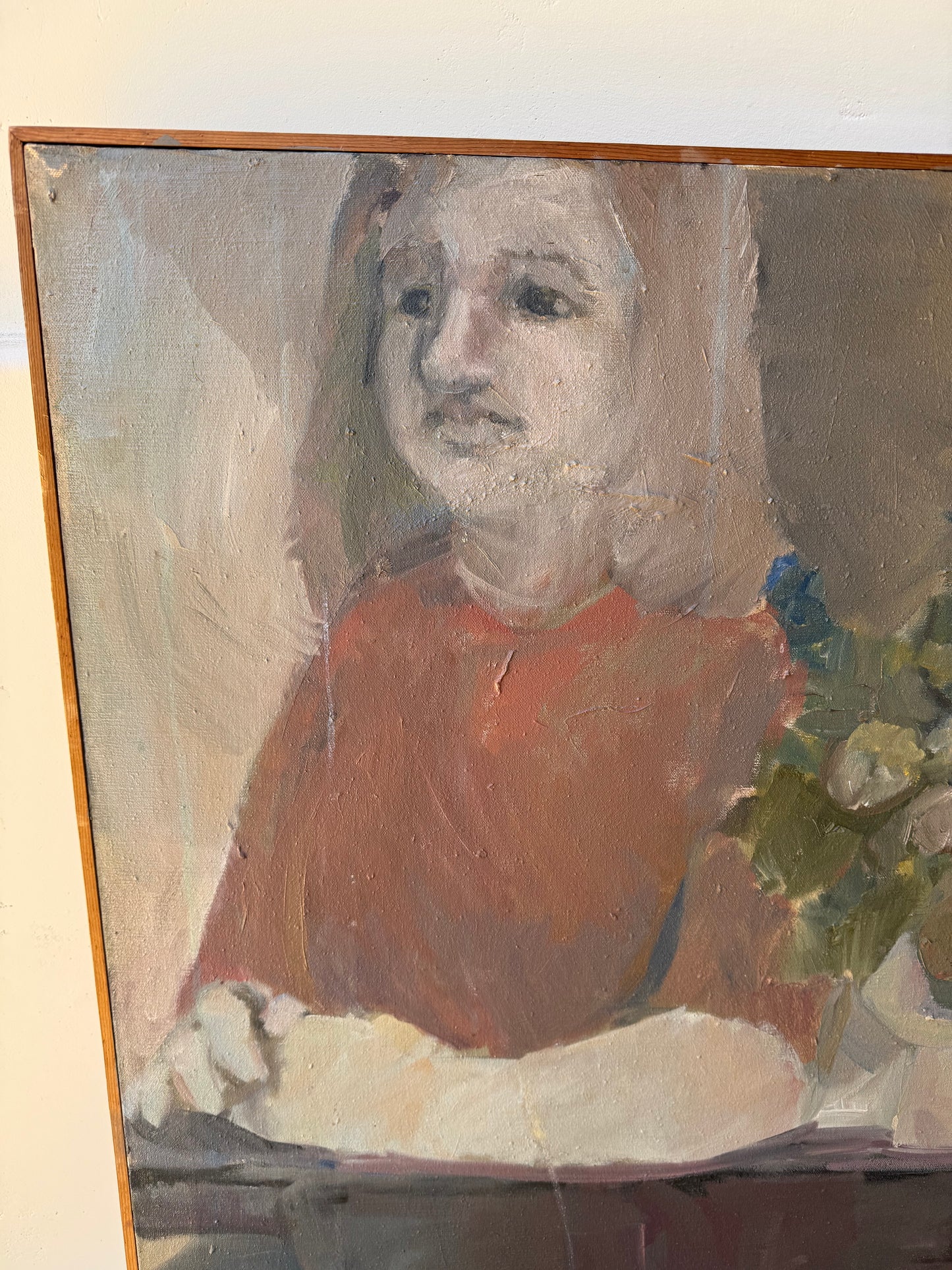 1950s Mid Century Large Scale Painting from Artist Collection SIGNED- 3.5 x 5’