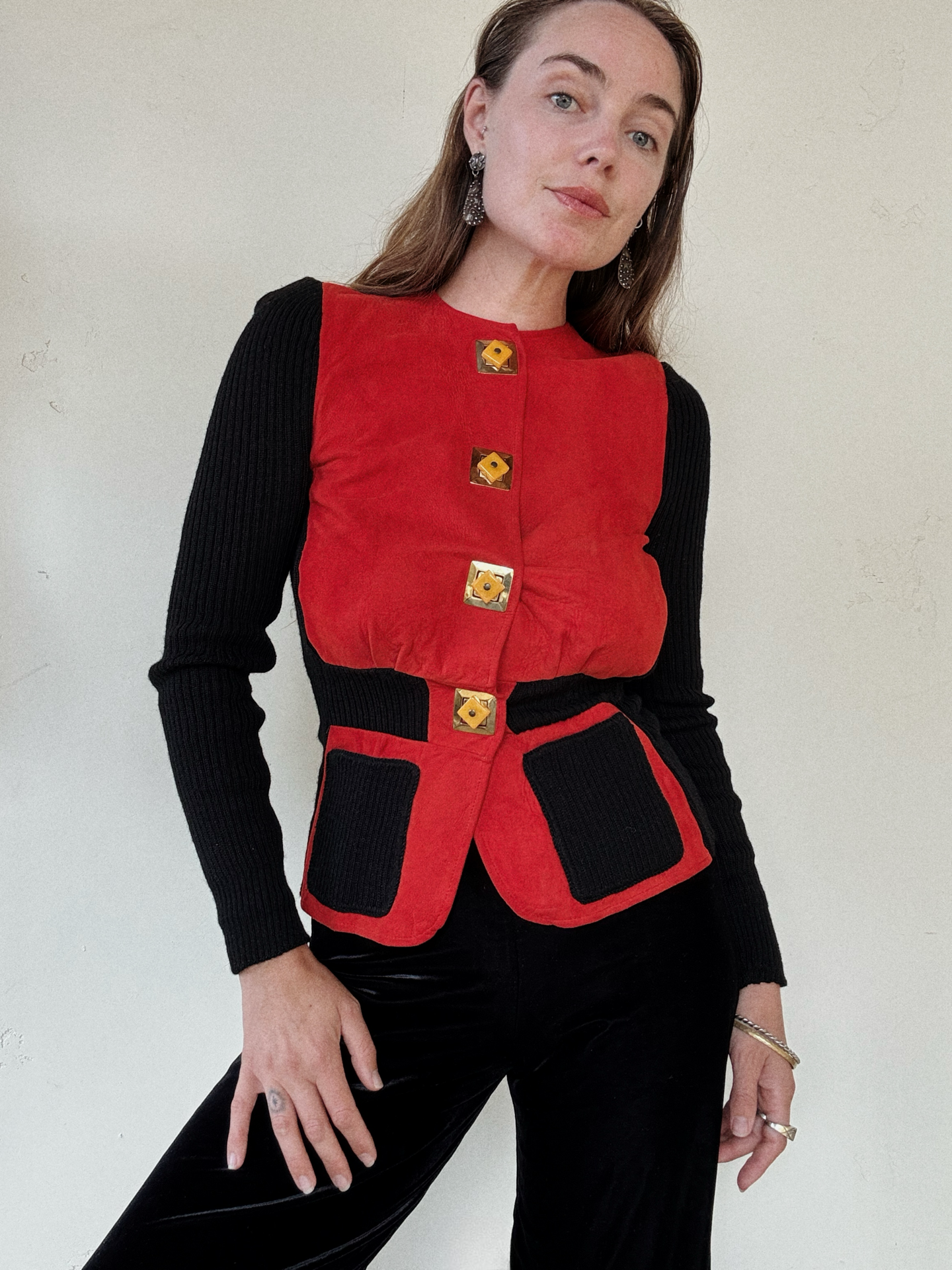 1940s Rare Sportigan Cardigan w/ Bakelite Toggle Buttons- S/M