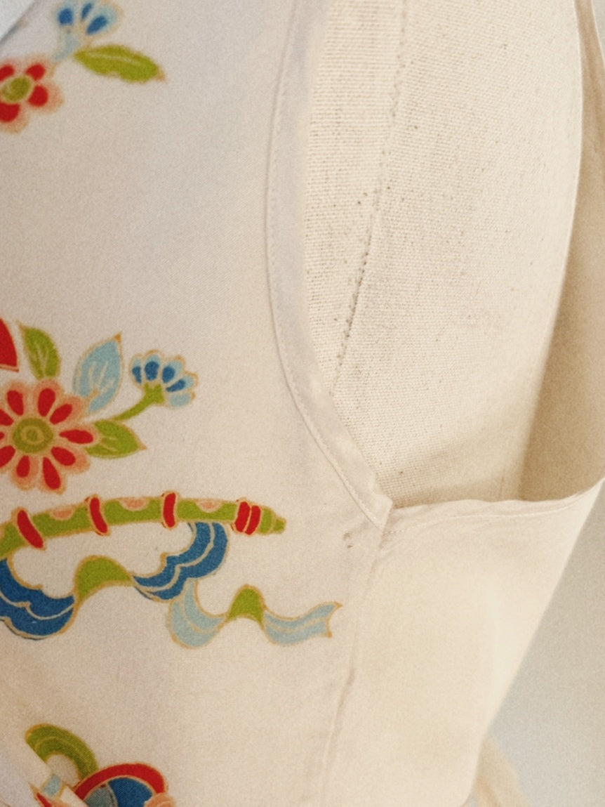 1930s Rare White Pongee Silk Beach Pajama Jumpsuit- M