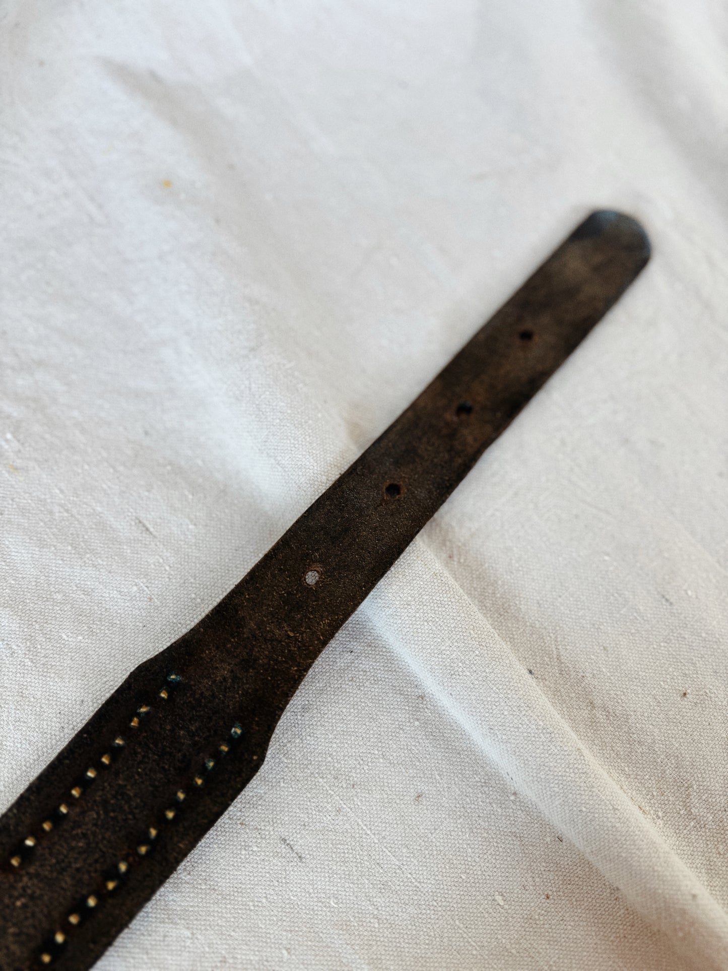 1950s/60s Studded Leather Moto Belt