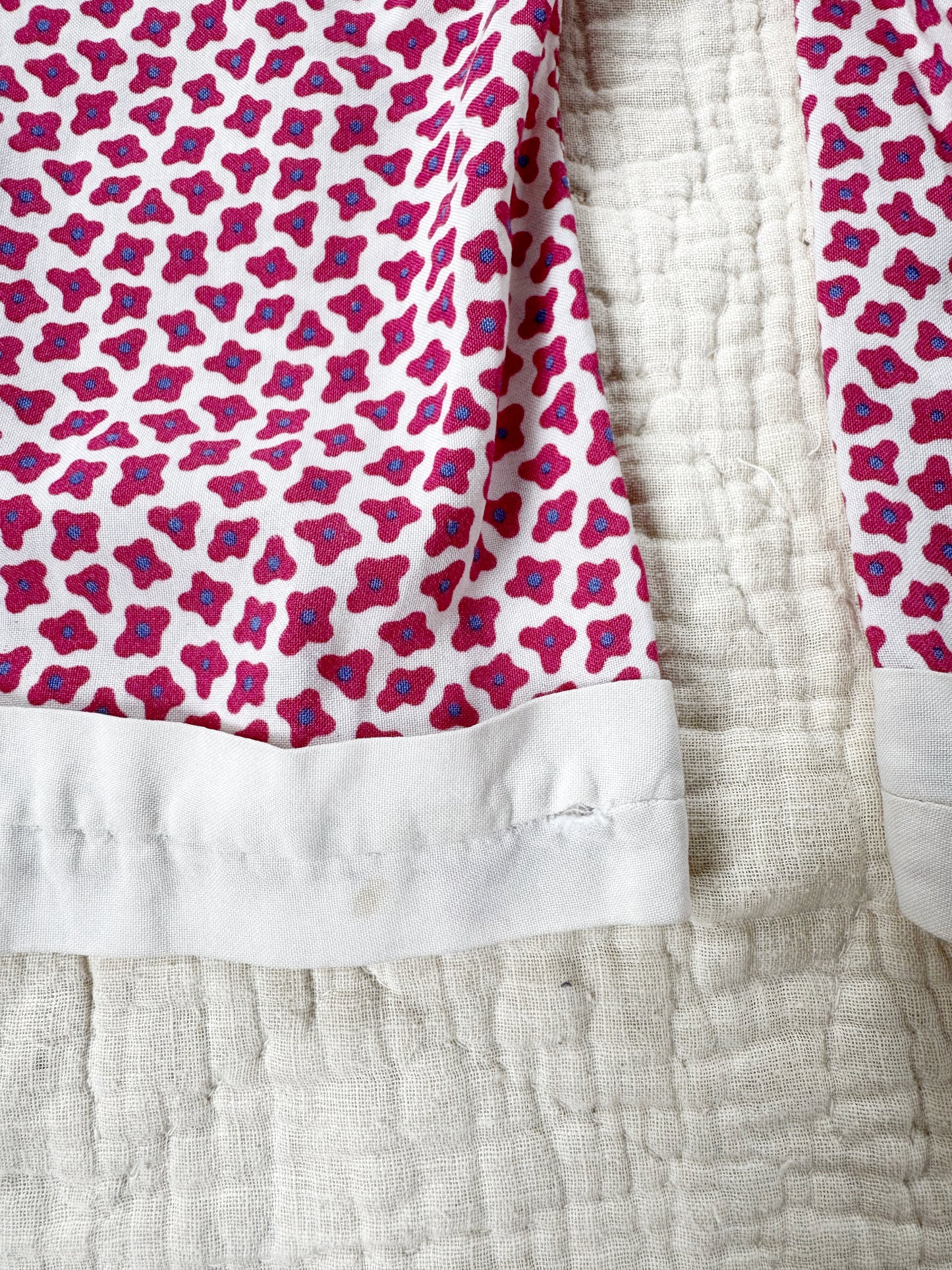 1920s French Ditsy Floral Beach Pajamas- S/M