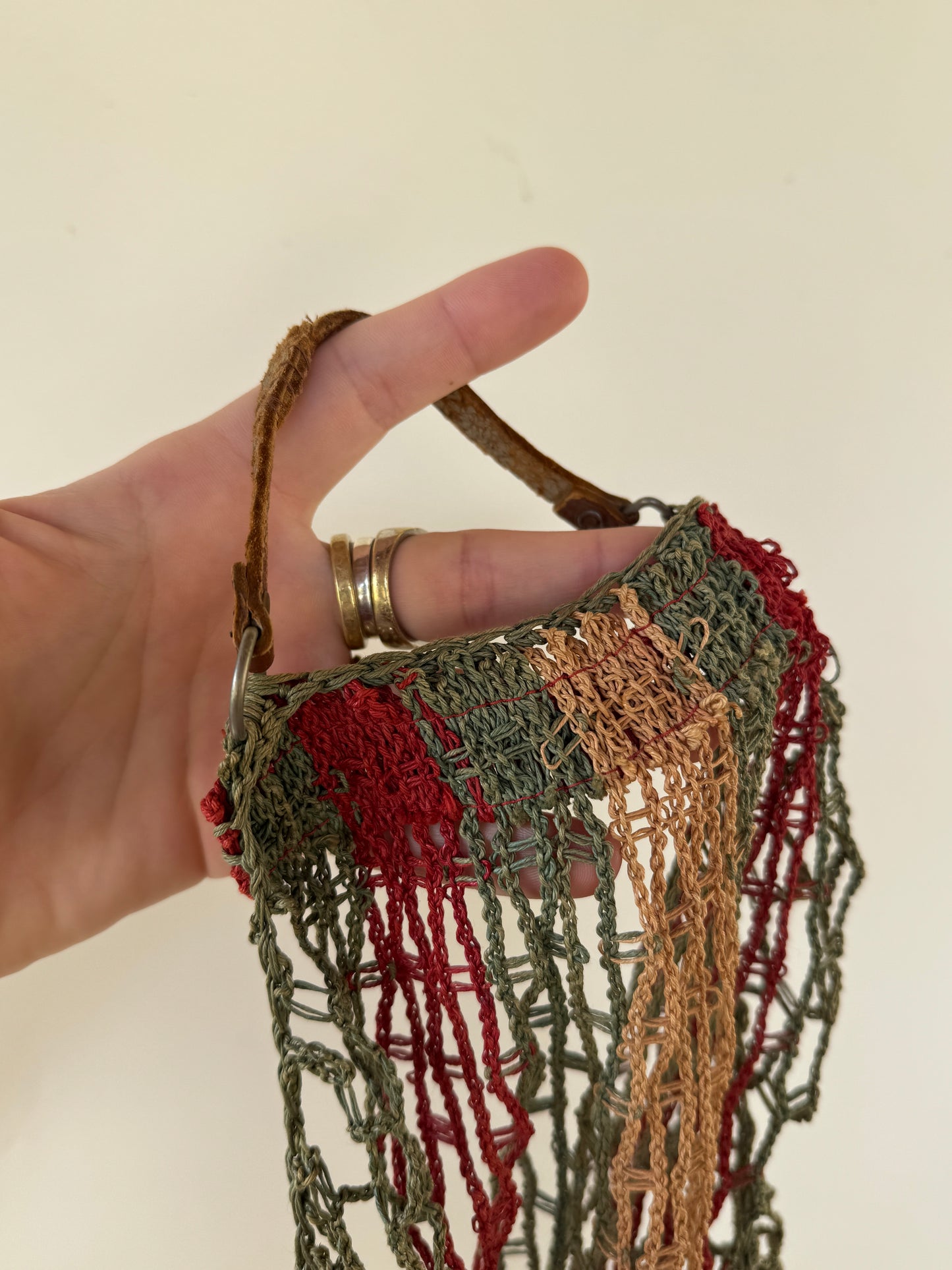 1920s Fishnet Sac Bag