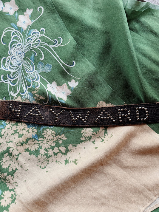 1940s/50s Studded Western Belt “Hayward”- 25-29”