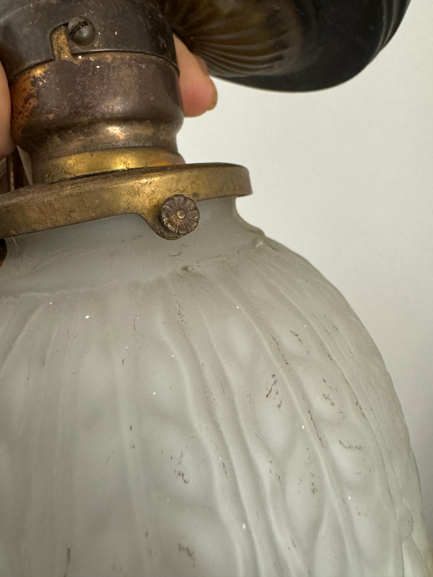 1920s/30s Art Deco Petite Pendant Light