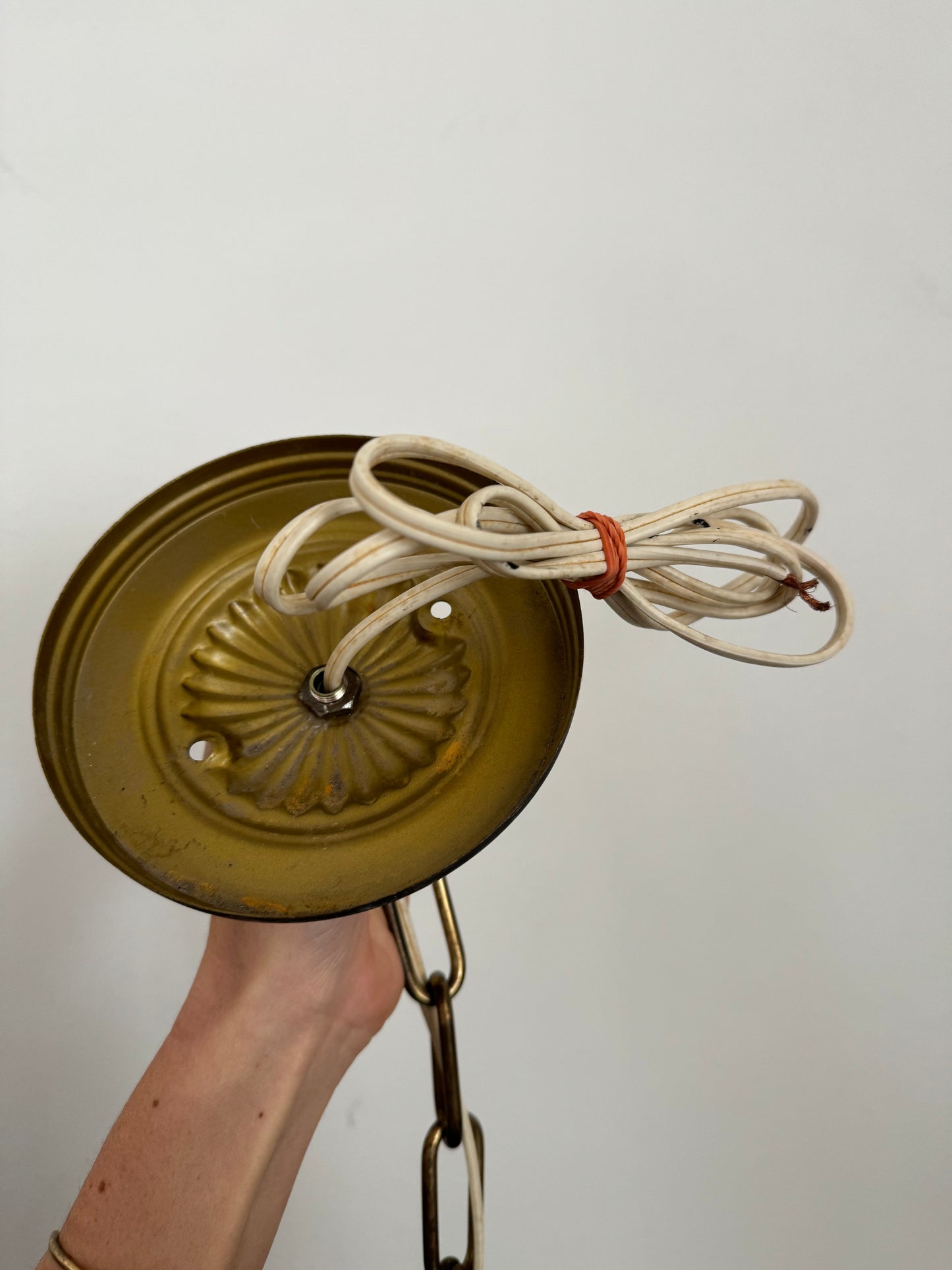 1920s/30s Art Deco Petite Pendant Light