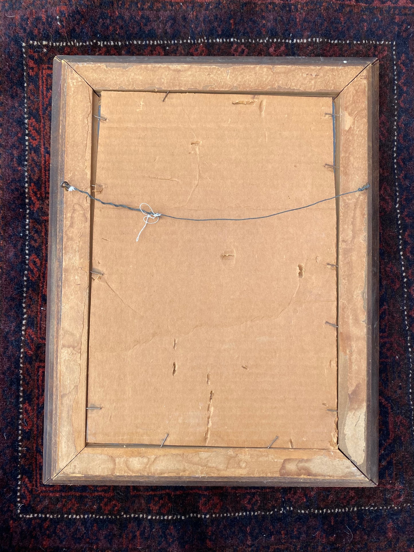Antique 1920s Floral Oil Painting on Board- 12x16”
