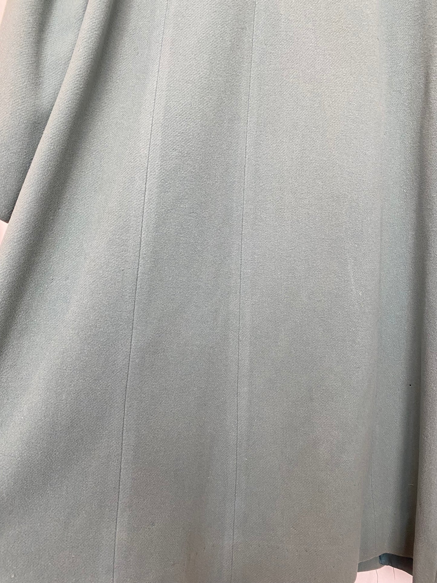 1950s Sea Foam Swing Coat w/ Deco Details- L/XL
