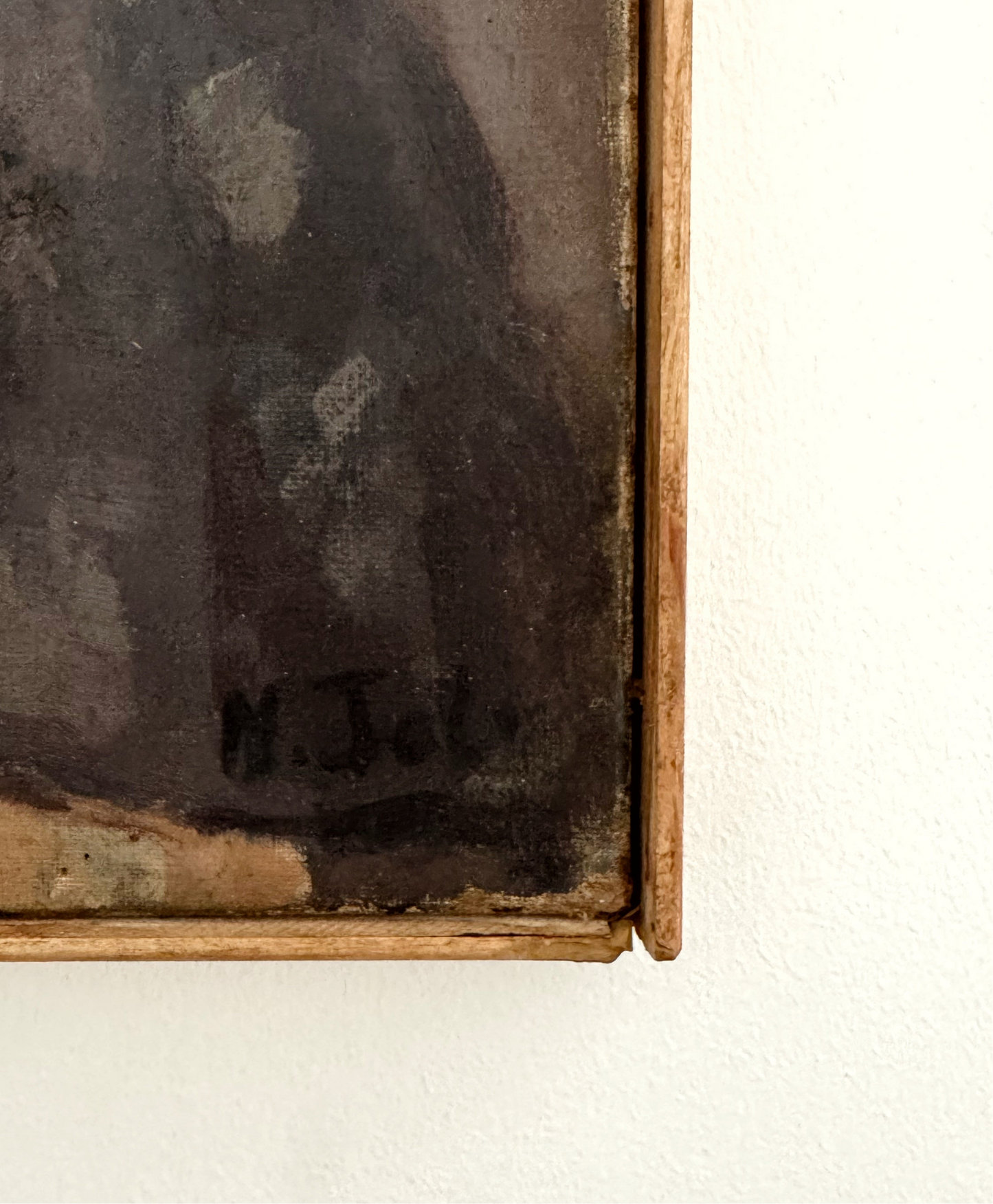 1930s Portrait of a Woman. Oil on Canvas. Signed- 25 x 20”