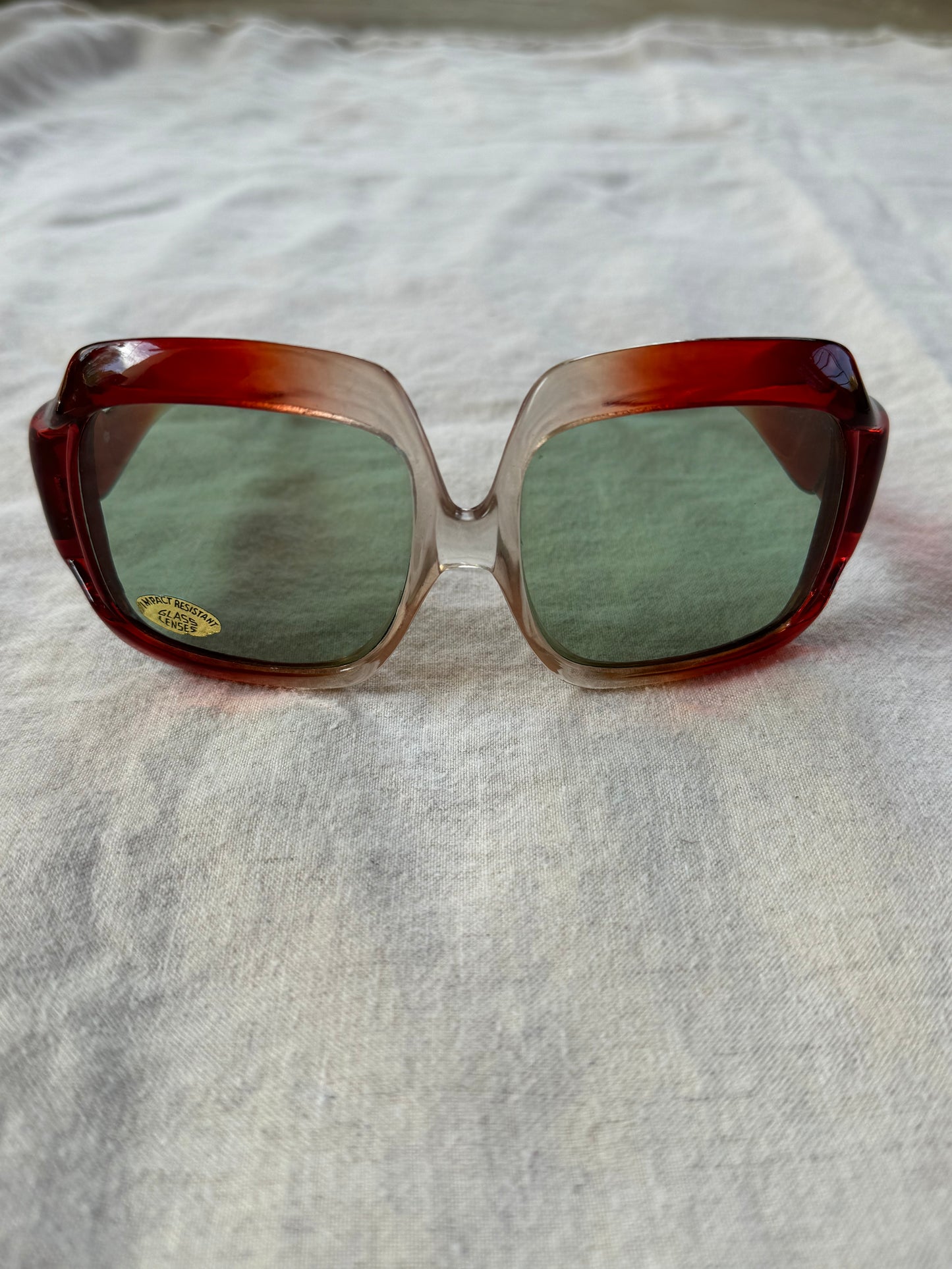 1970s Oversized Ombré Sunglasses