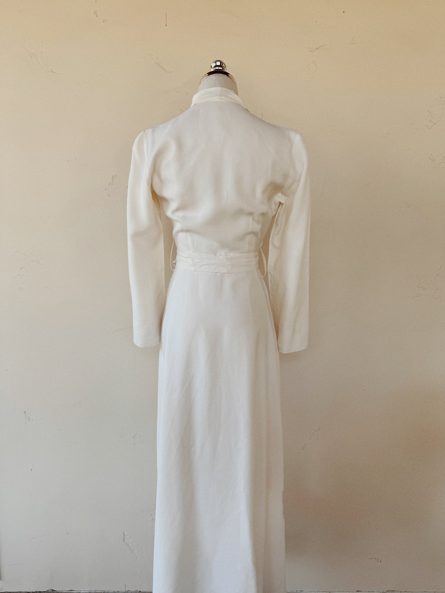 1940s Hawaiian Hibiscus Airbrush Dressing Gown- S/M