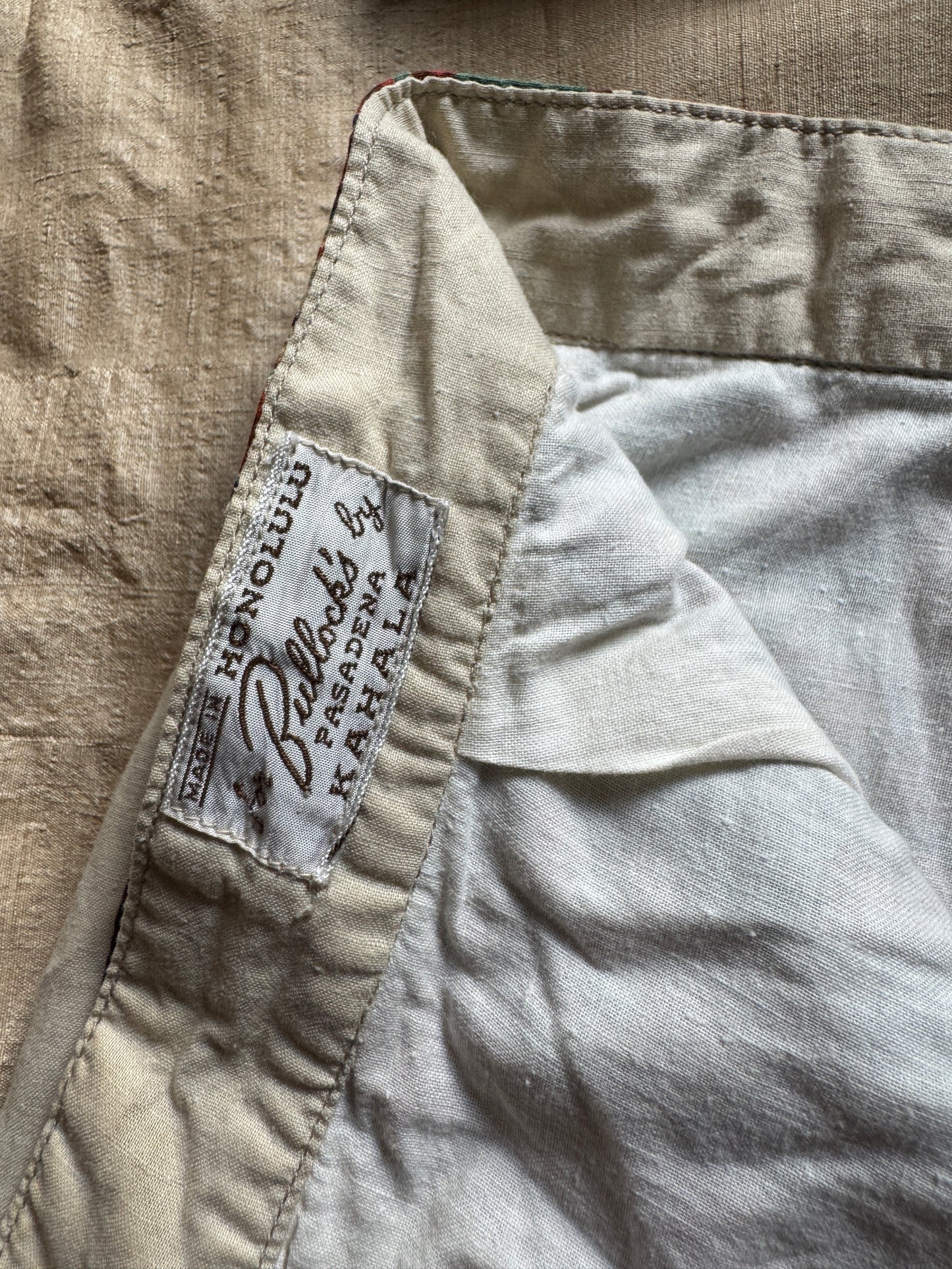 1950s Folk Novelty Print Cotton Play Set- S/M