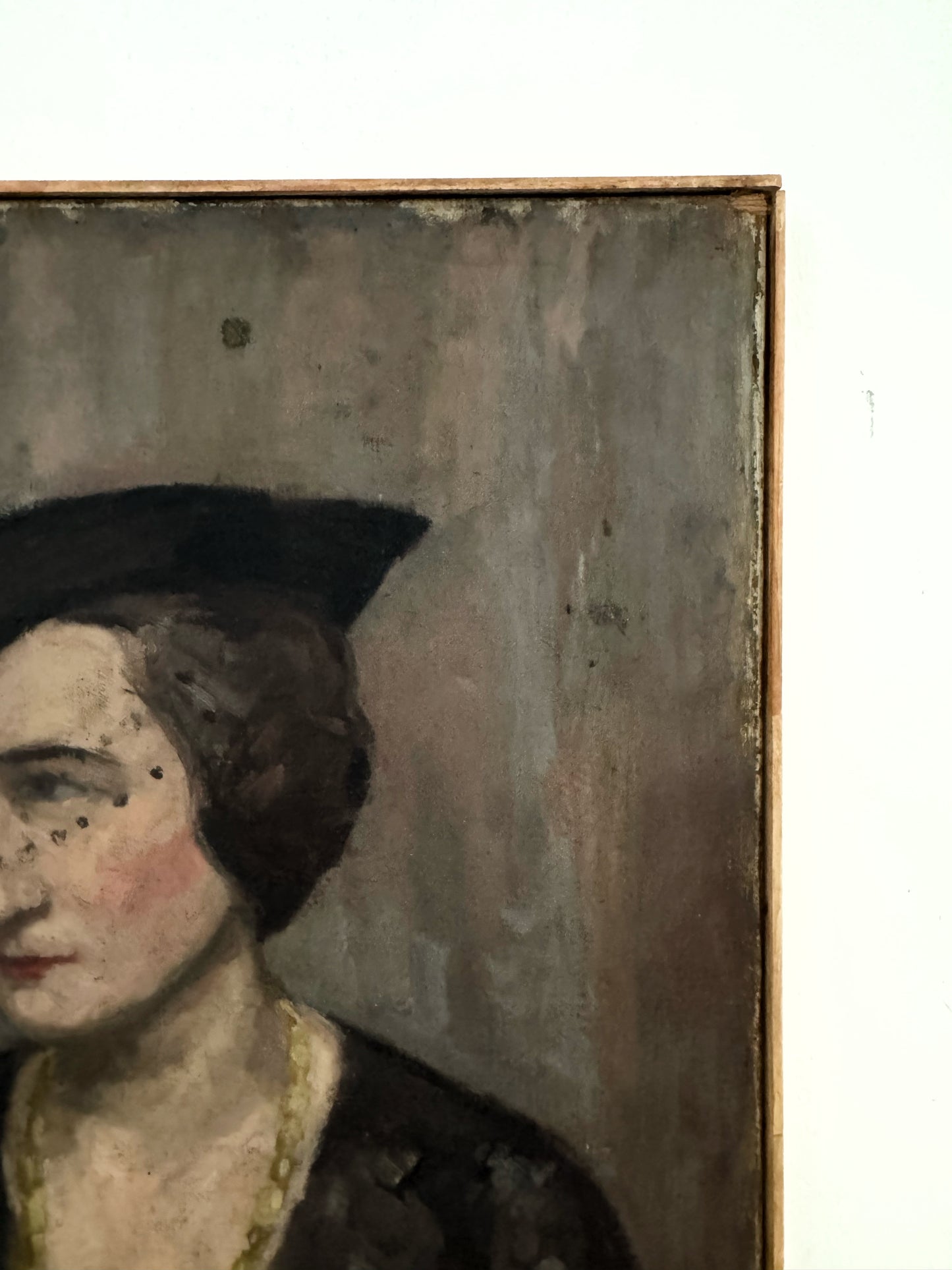 1930s Portrait of a Woman. Oil on Canvas. Signed- 25 x 20”