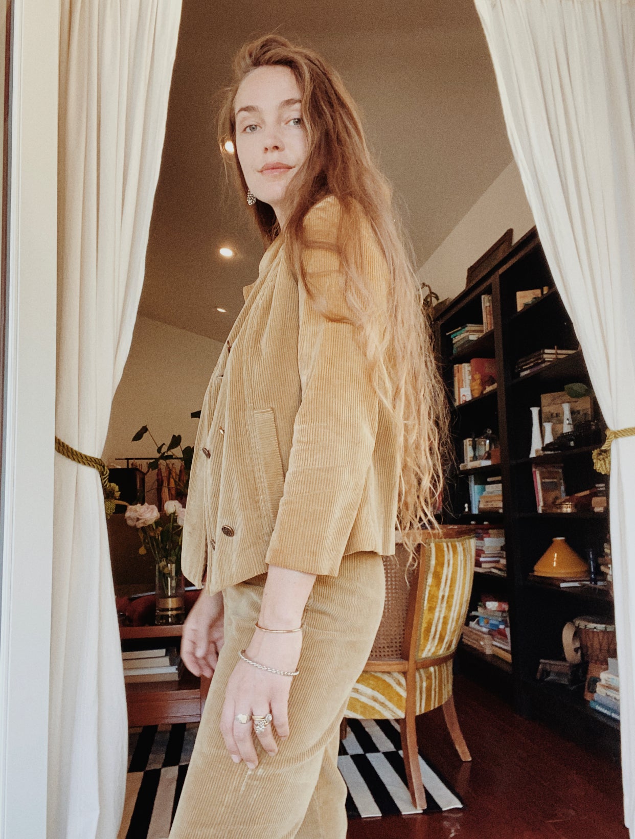 1960s Tan Corduroy Suit Set- 4/5