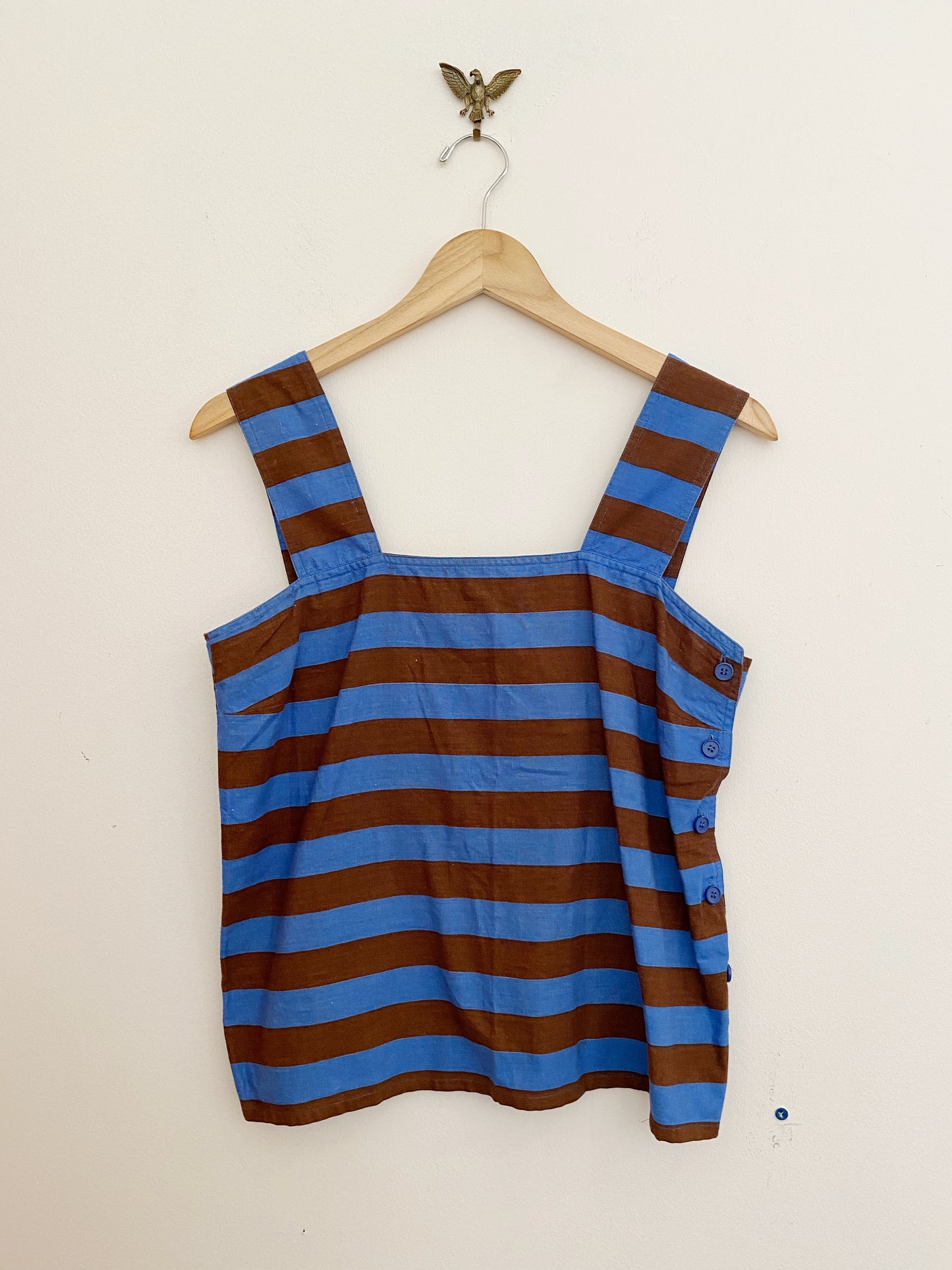 1970s Guy Laroche Side Button Top- S/M