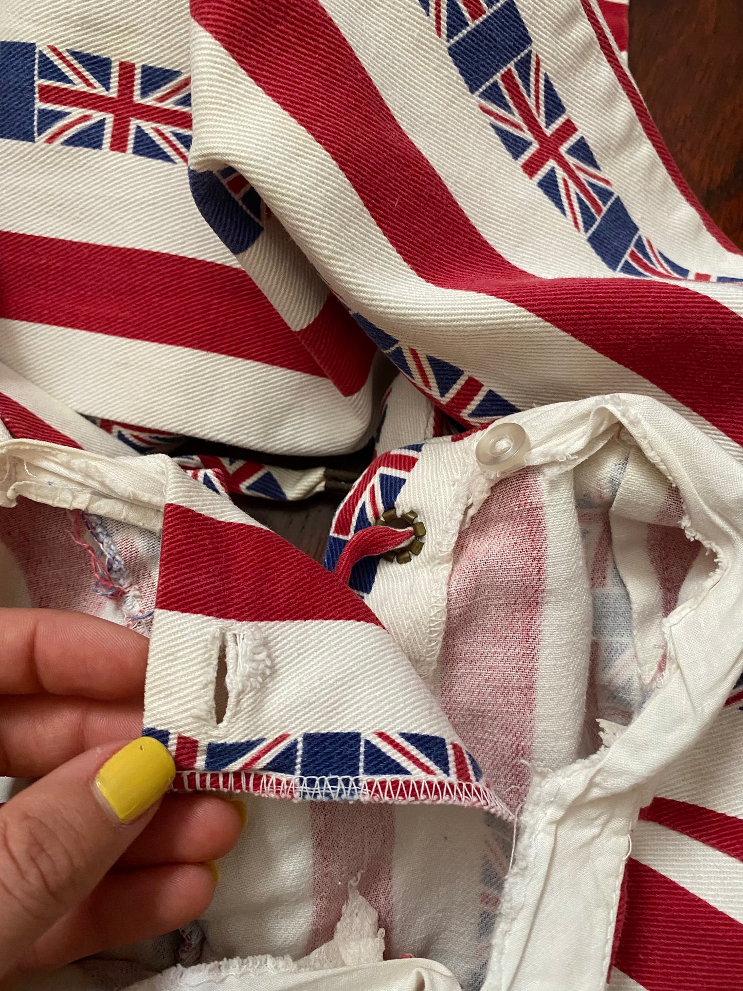1960s British Flag Lace Up Pants- 6