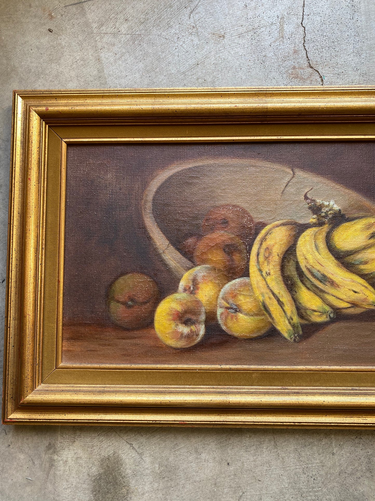 1940s Large Framed Still Life- 1.5 X 2.5’