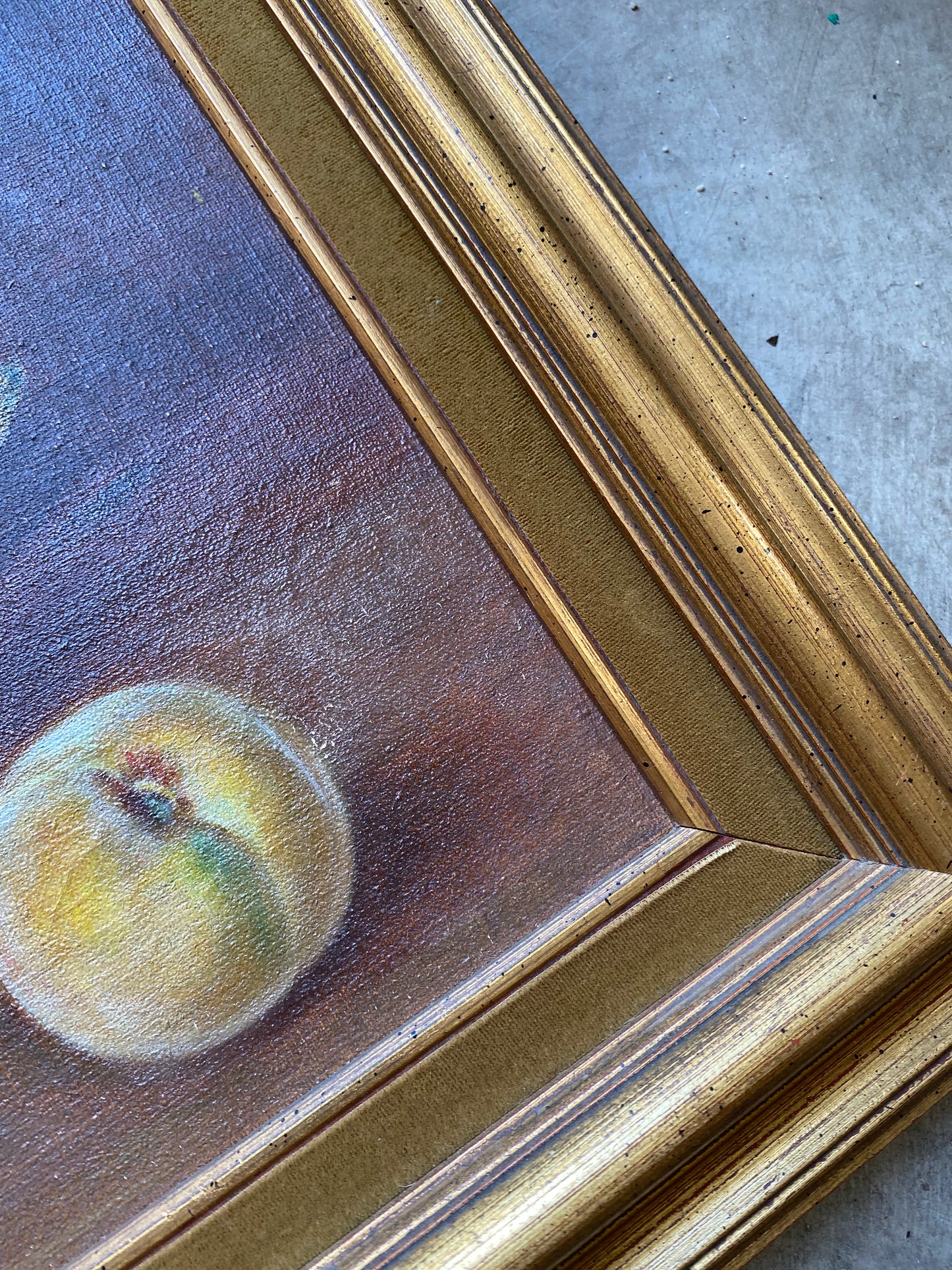 1940s Large Framed Still Life- 1.5 X 2.5’