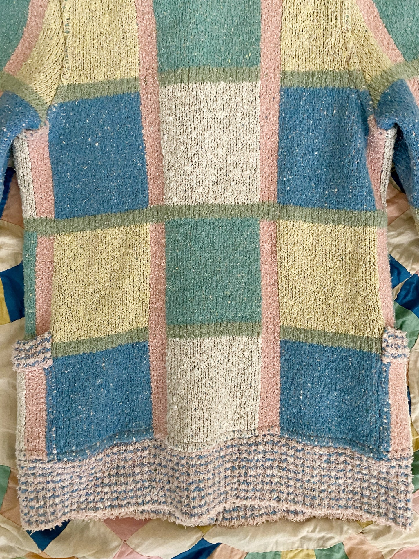 1970s/80s Missoni Pastel Knit Cardigan for Bonwit Teller- S